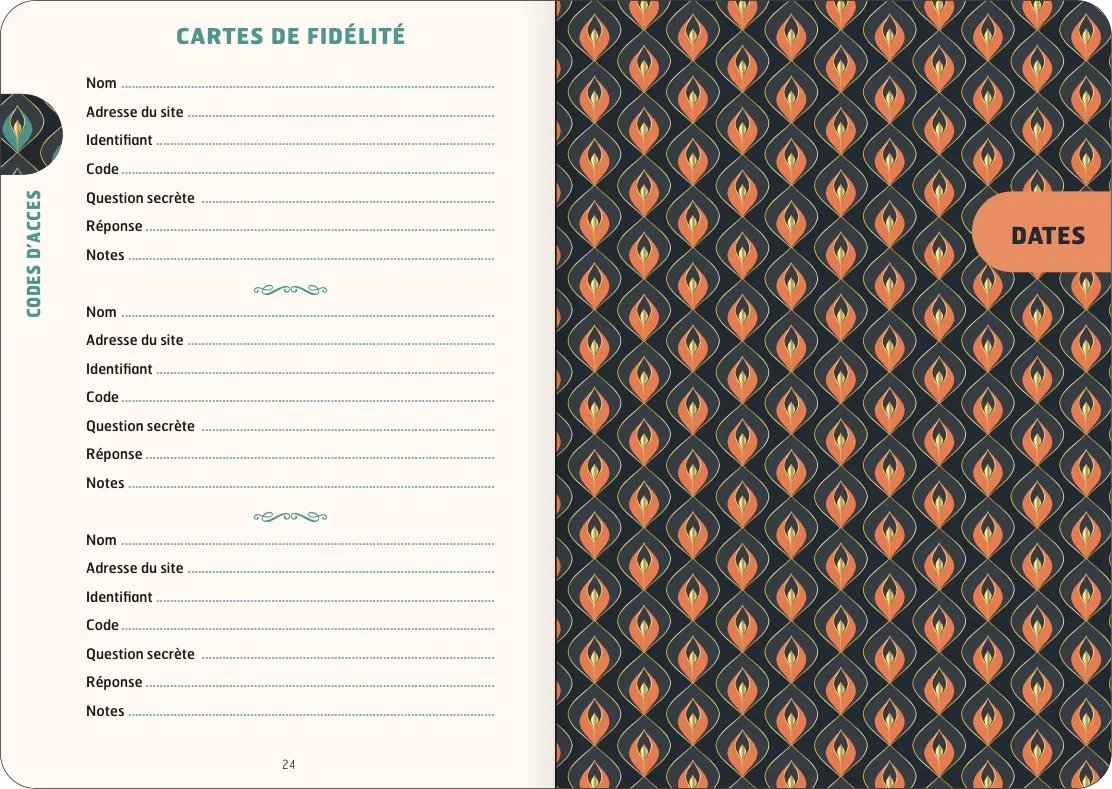 Frigobloc Mon Carnet Anti-Oubli carnet 6 catégories