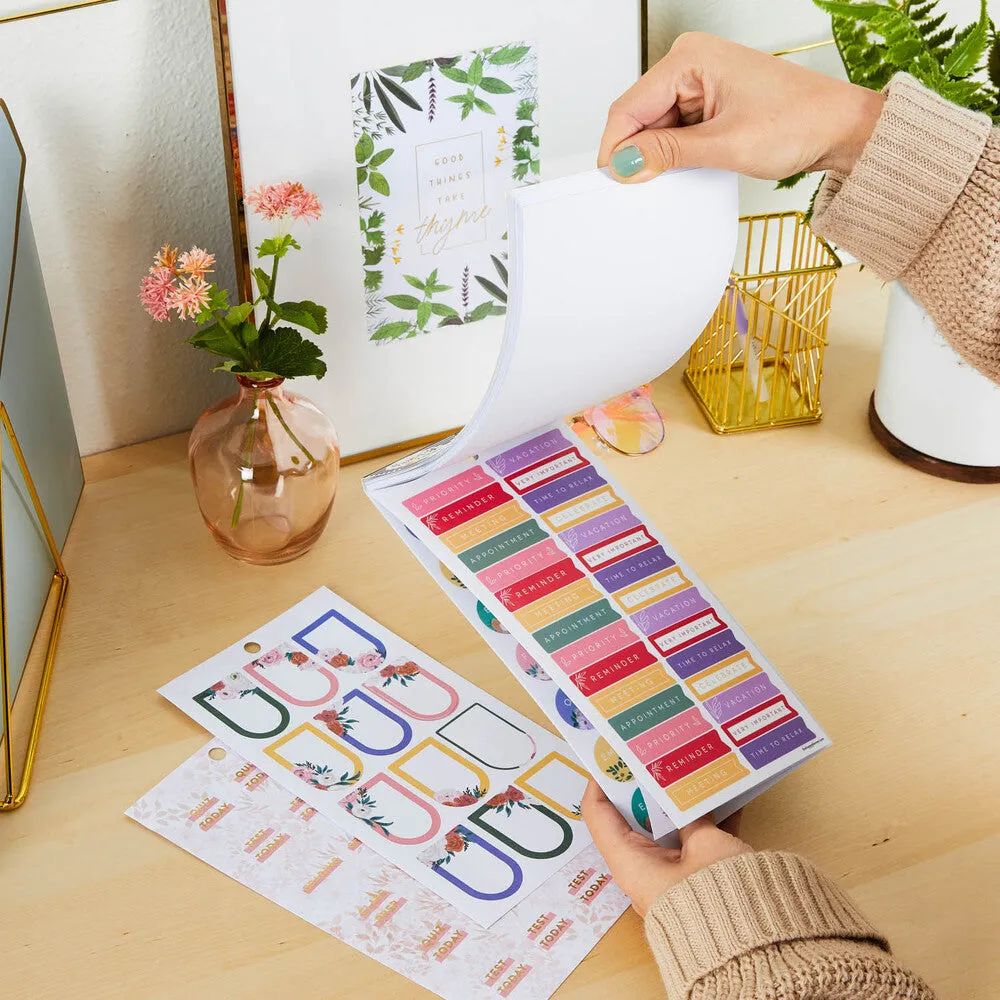 Happy Planner Springtime Flora Big carnet stickers 434 fleurs