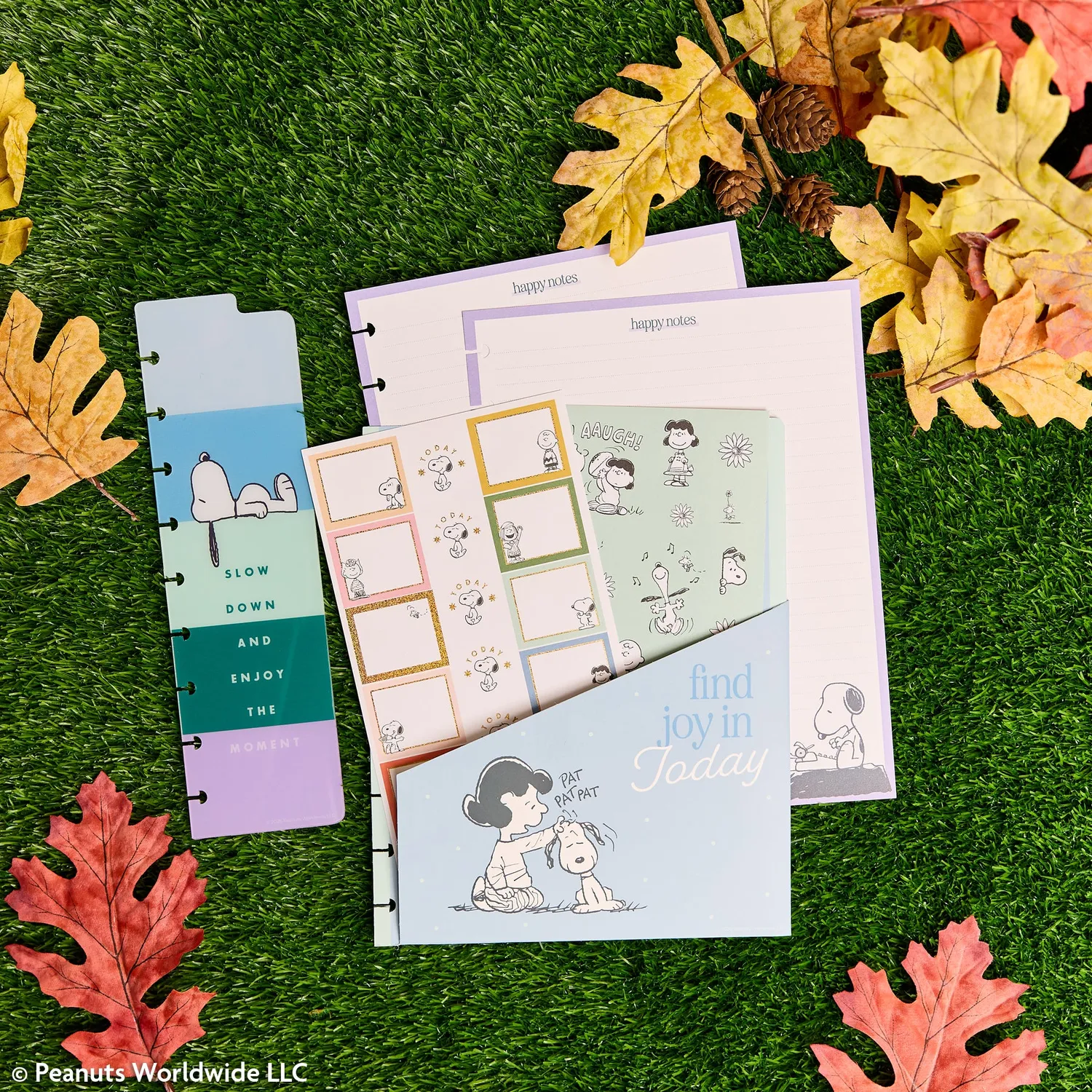 Happy Planner Peanuts Snoopy pack accessoires Classic 24 pièces