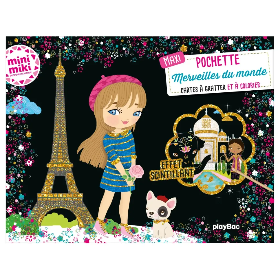 Frigobloc Merveilles du monde maxi pochette cartes à gratter