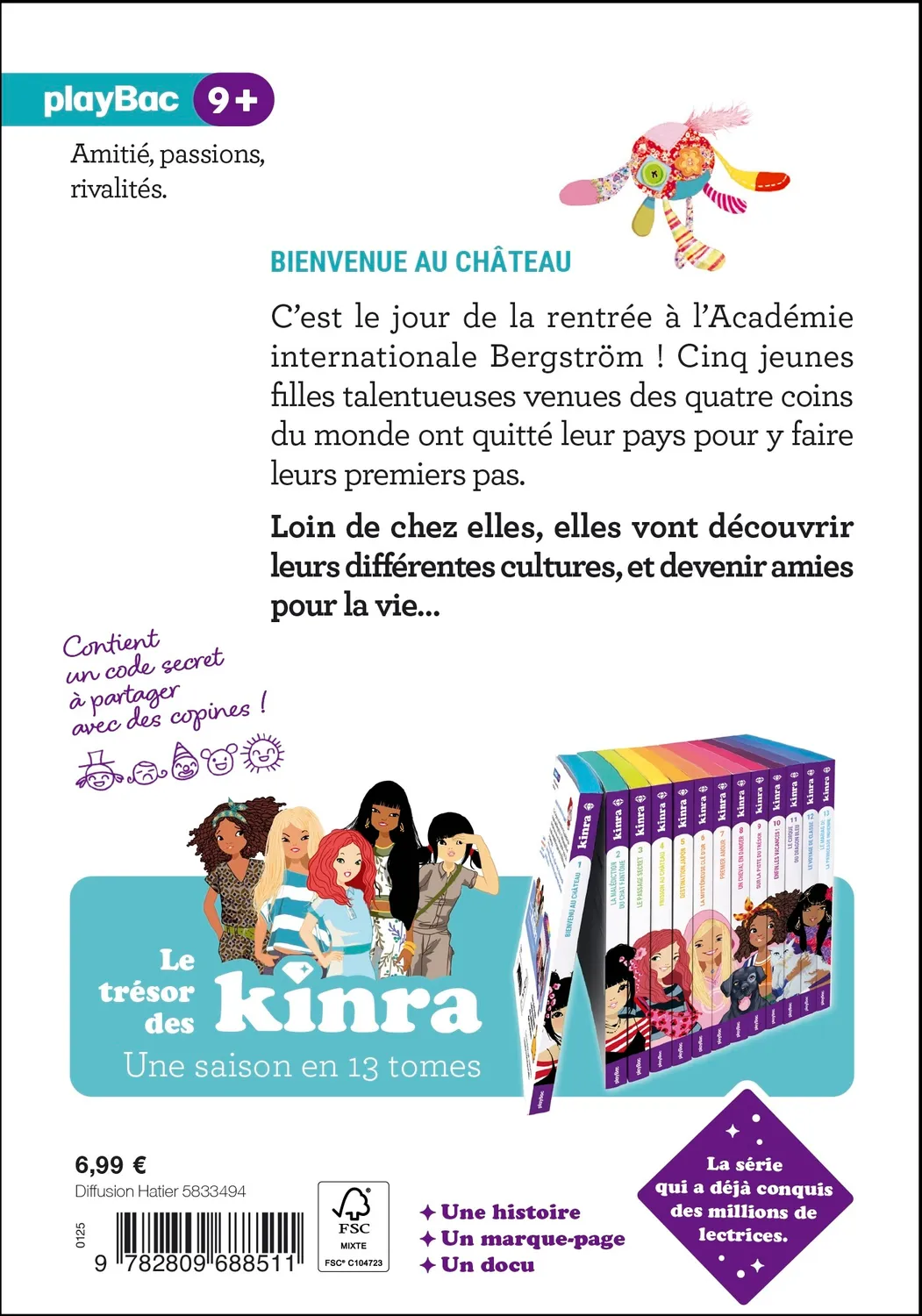 Frigobloc Kinra Girls Tome 2 roman chat fantôme nouvelle édition
