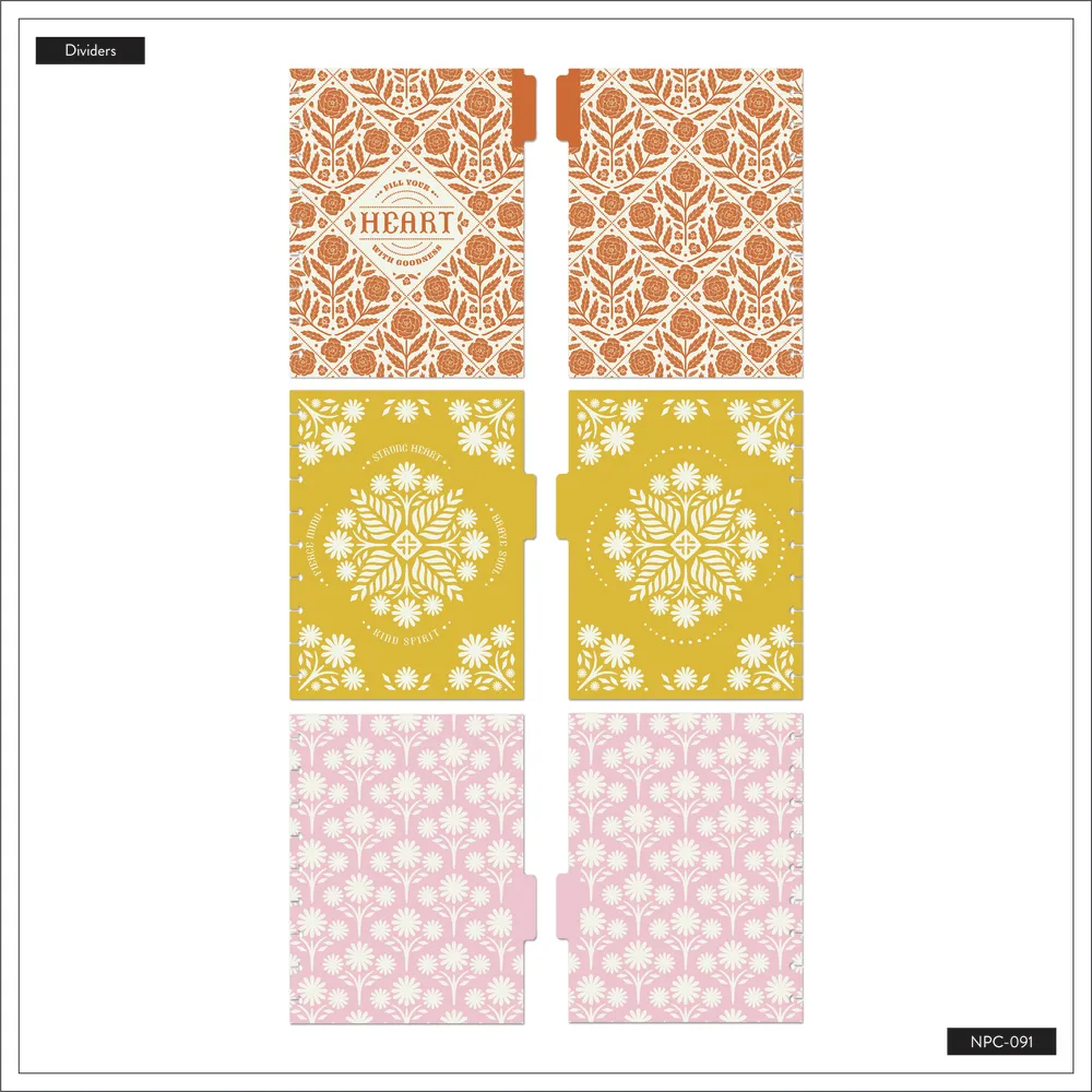Happy Planner Western Wildflower carnet pointillé Classic