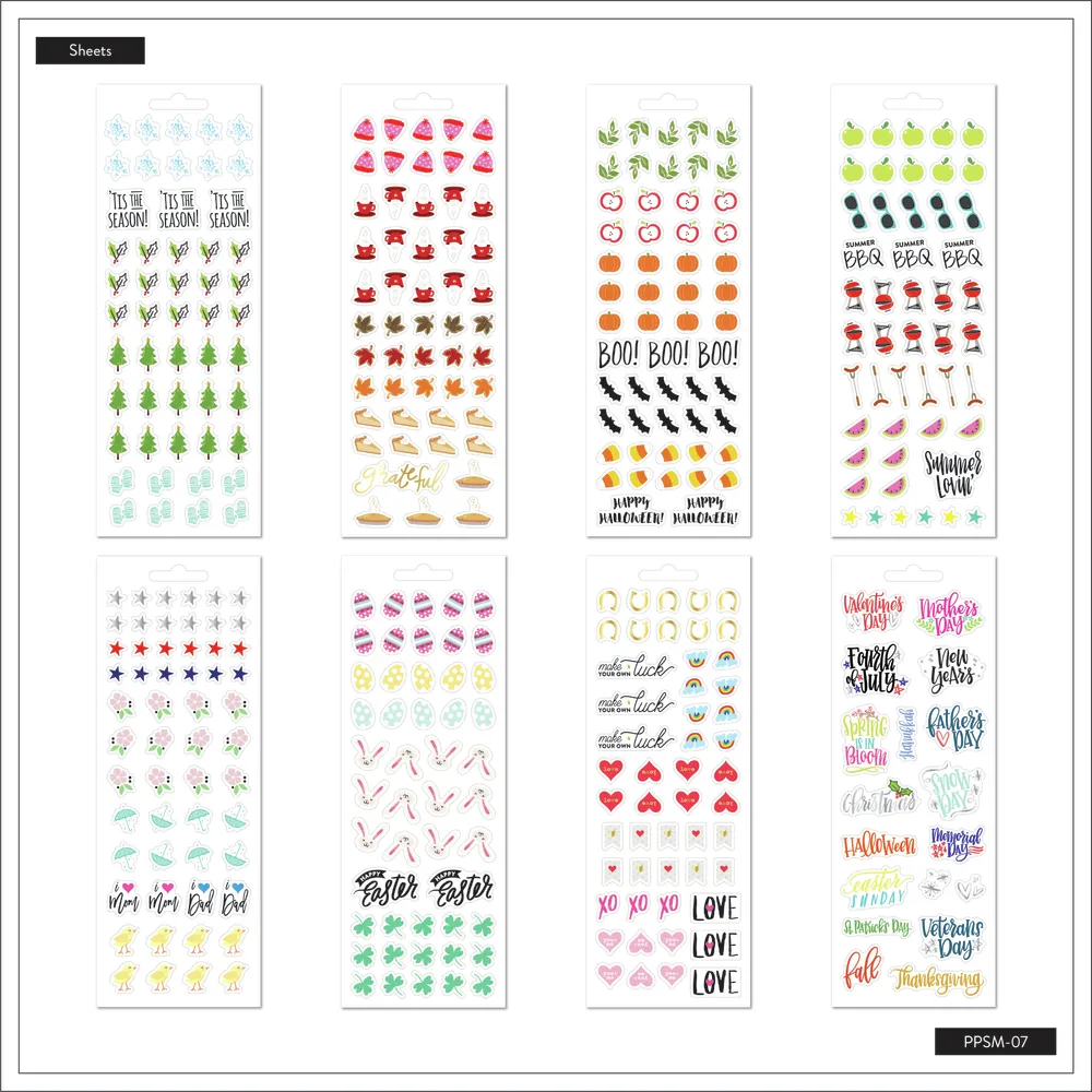 Me & my big ideas For Every Season stickers 8 planches 382 saison