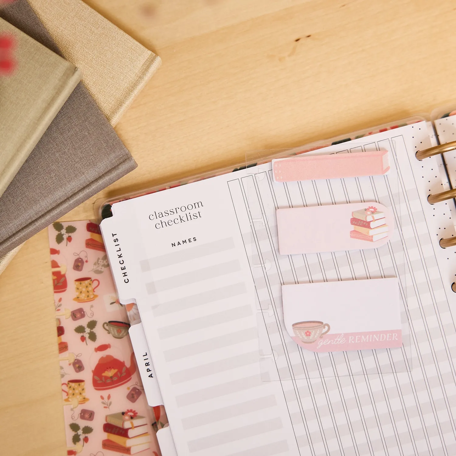 Happy Planner Reading Hour agenda enseignant Classic 2026-2027 coffret
