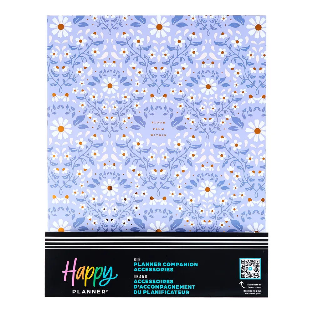 Happy Planner Forest Flowers Companion Big accessoires pochette florale