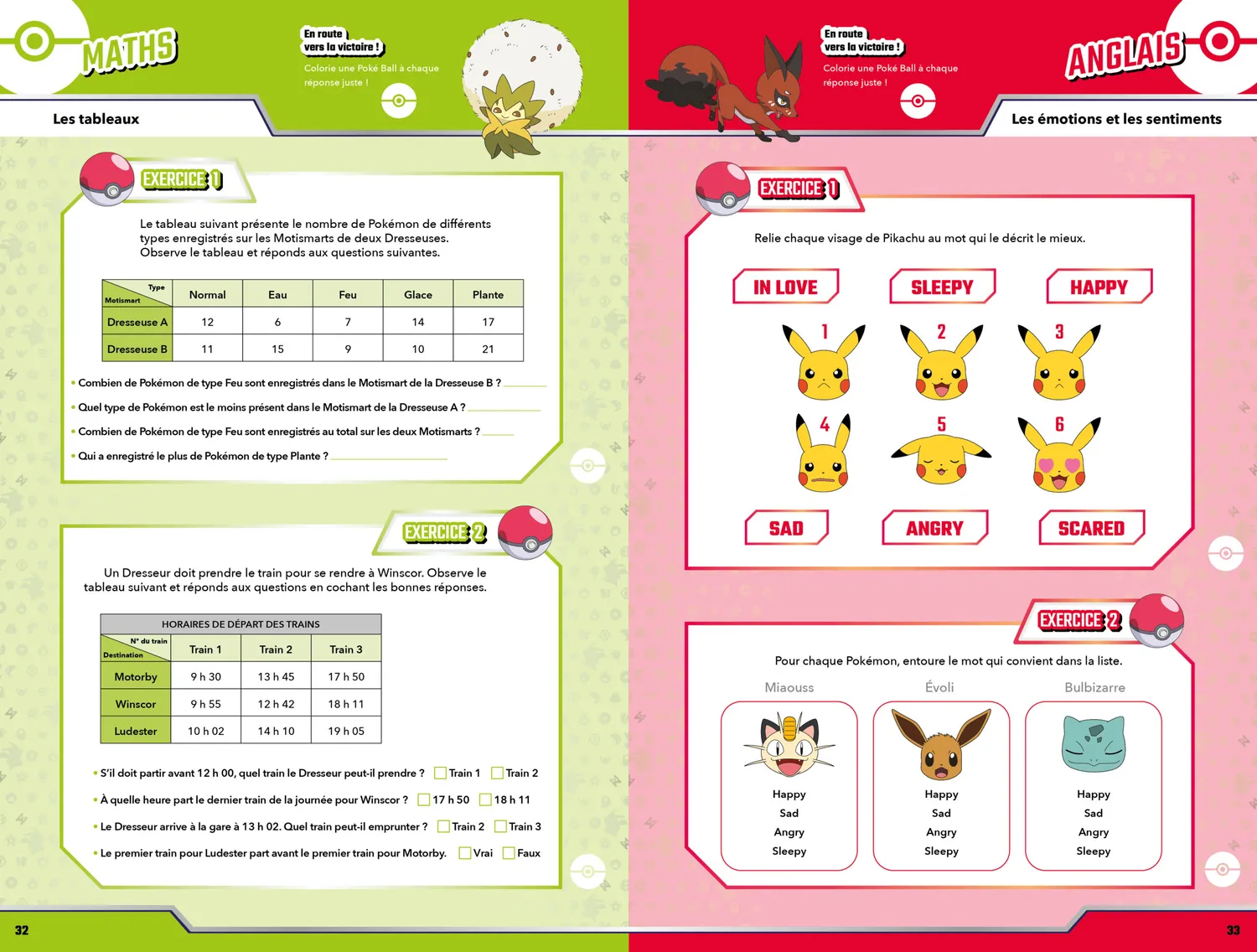 Les Incollables Pokémon cahier de vacances 2026 CE2-CM1 8-9 ans