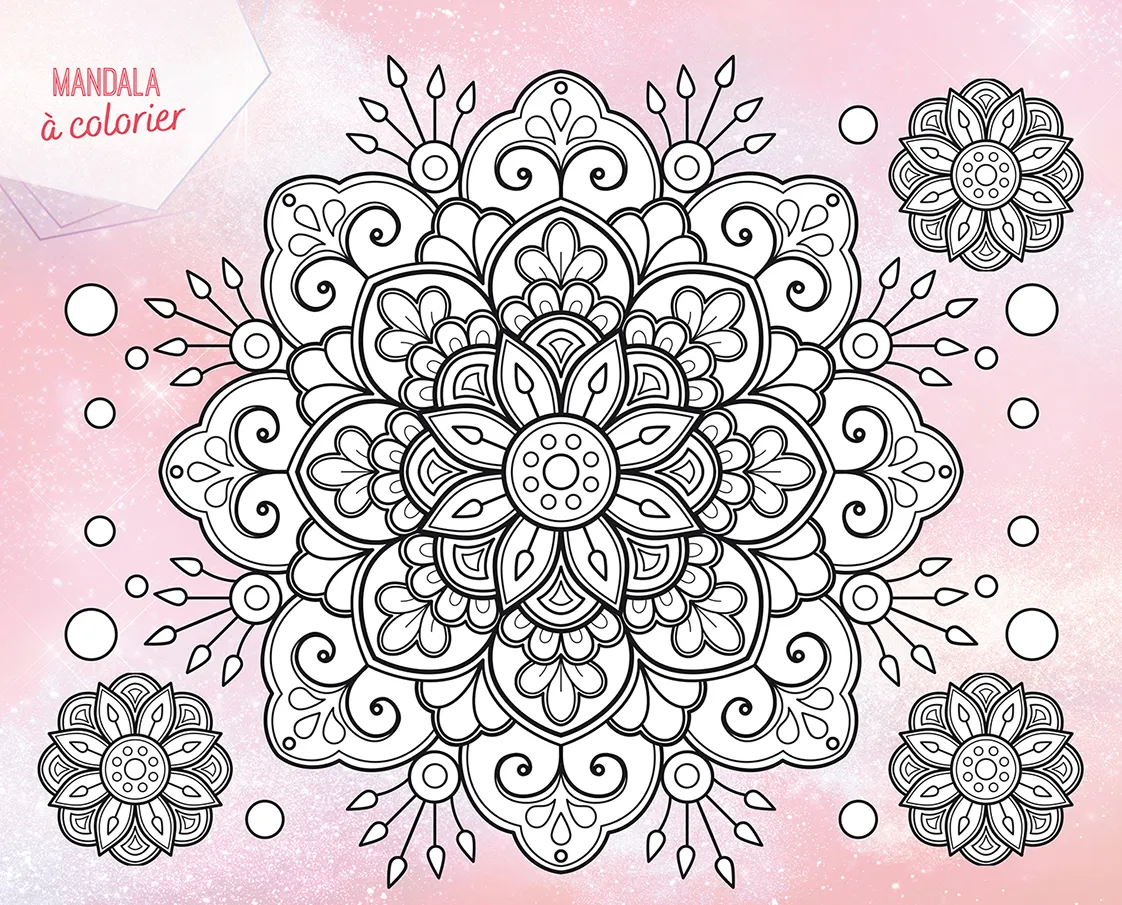Frigobloc Licornes de rêve carnet créatif paillettes stickers