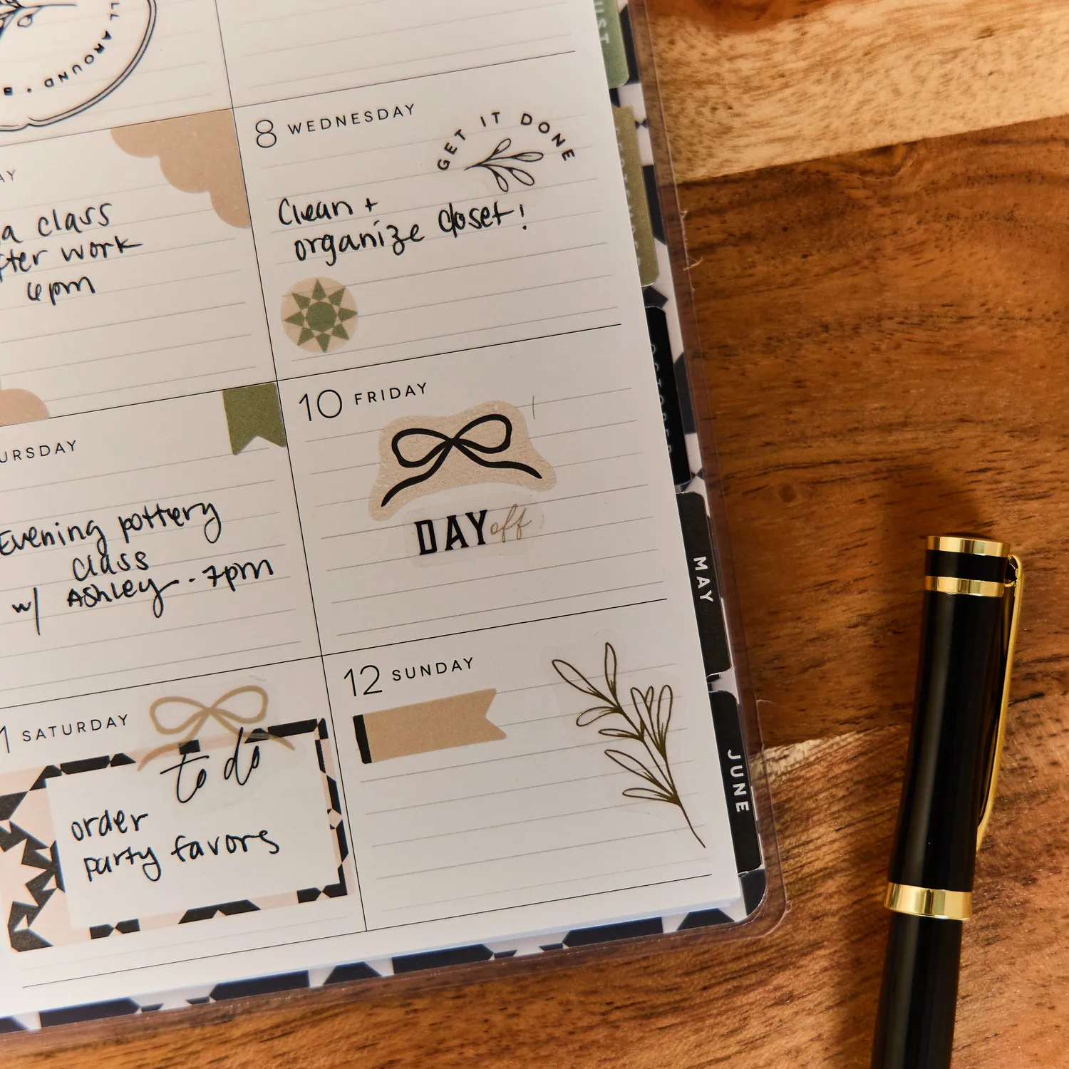 Happy Planner Heritage Charm Mini agenda dashboard 2026