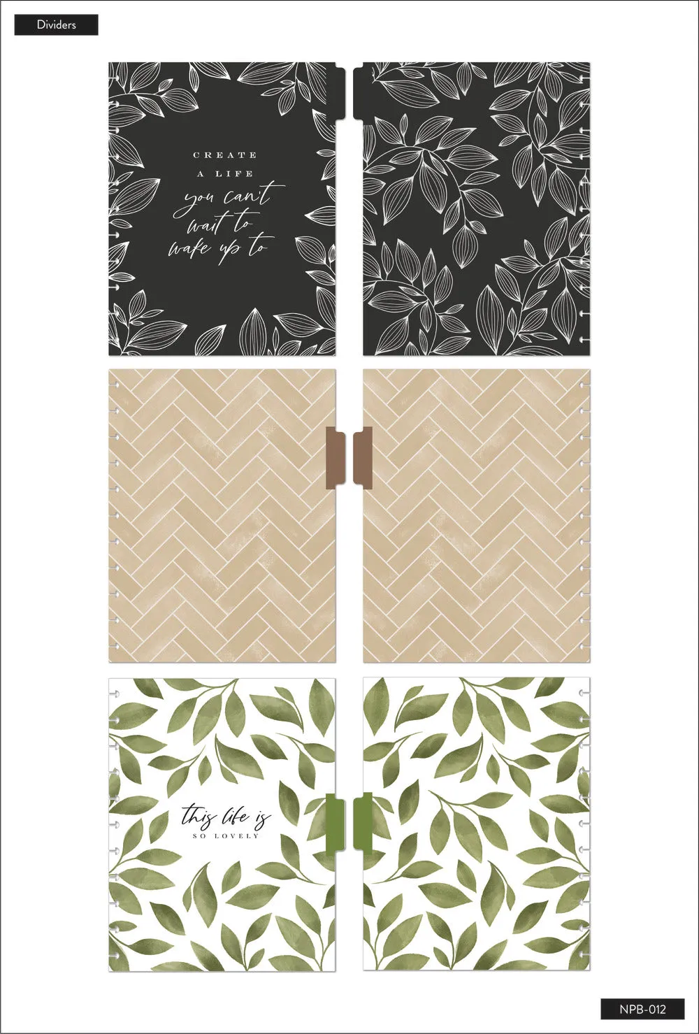 Happy Planner Heartland Big carnet à disques pointillé