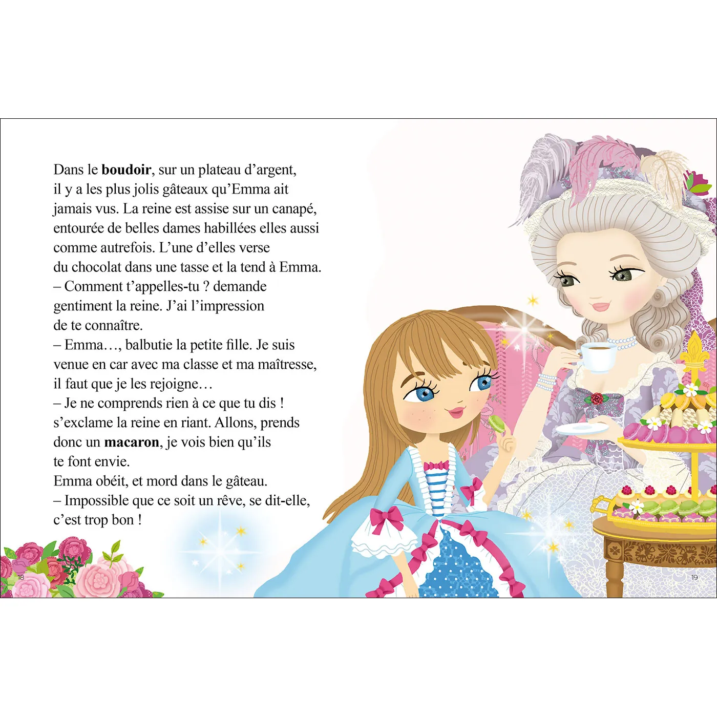 Frigobloc Minimiki Emma au château de Versailles livre