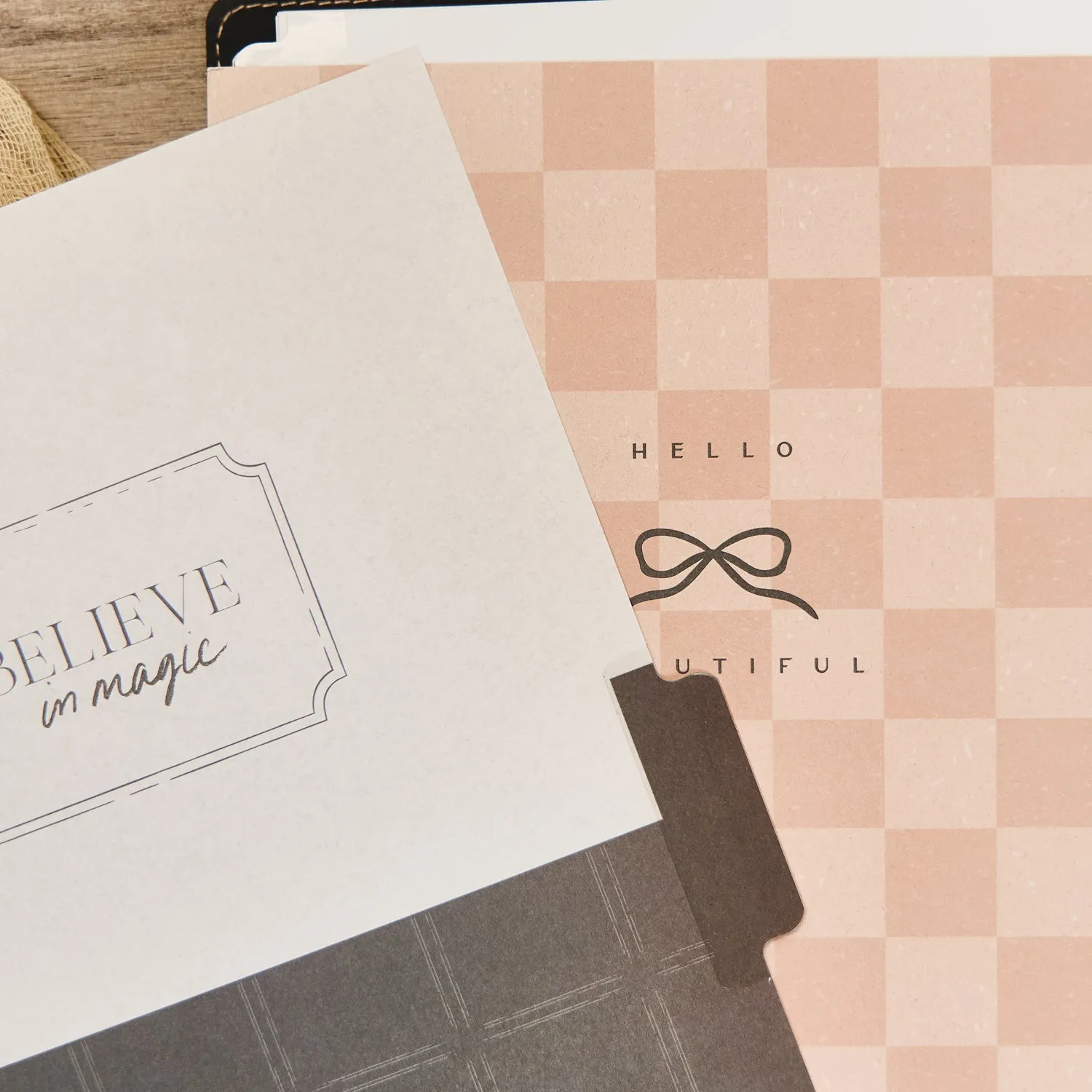 Happy Planner Modern Charm recharge Classic 4 mois non datée