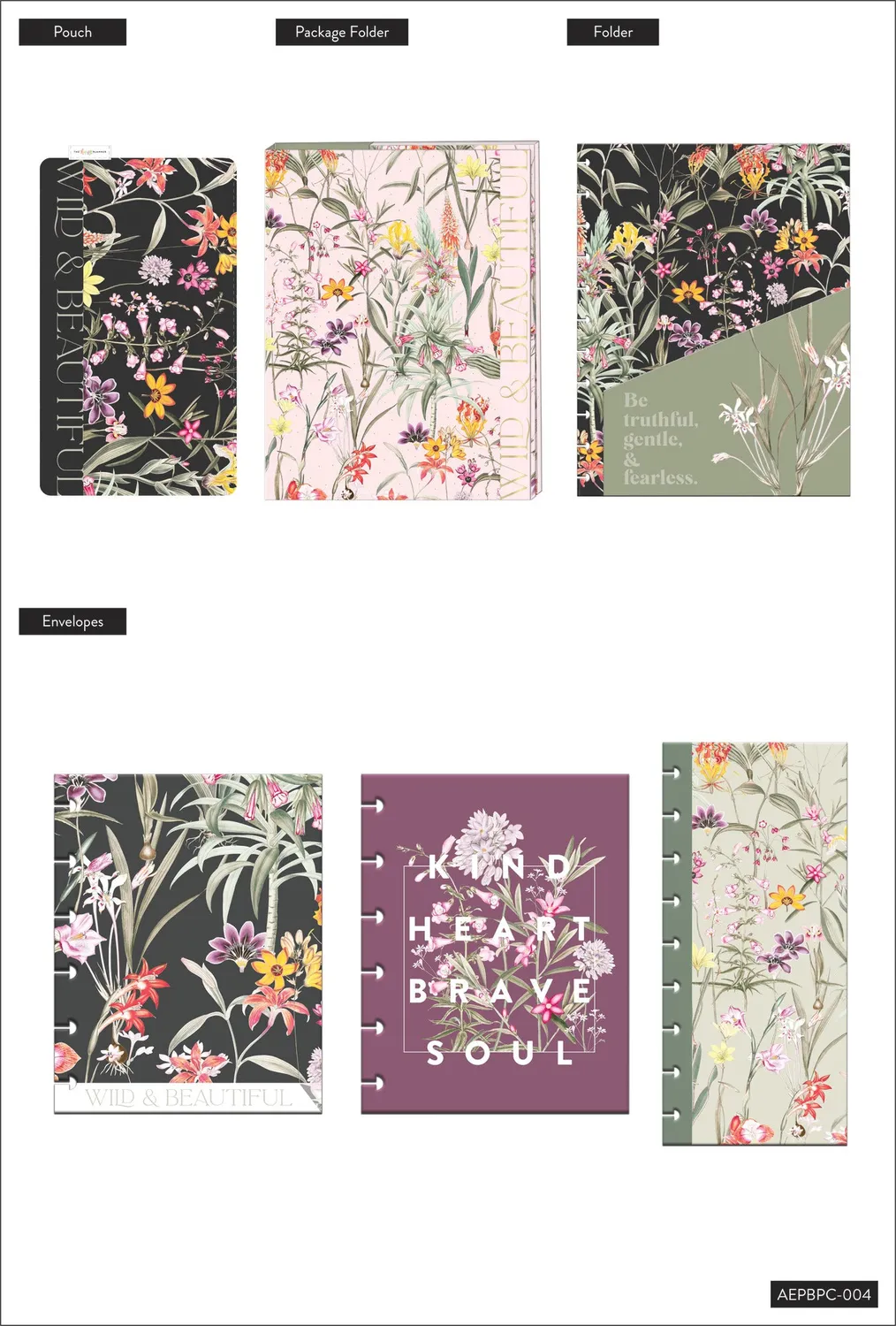 Happy Planner Fresh Botanicals Big pack accessoires floral