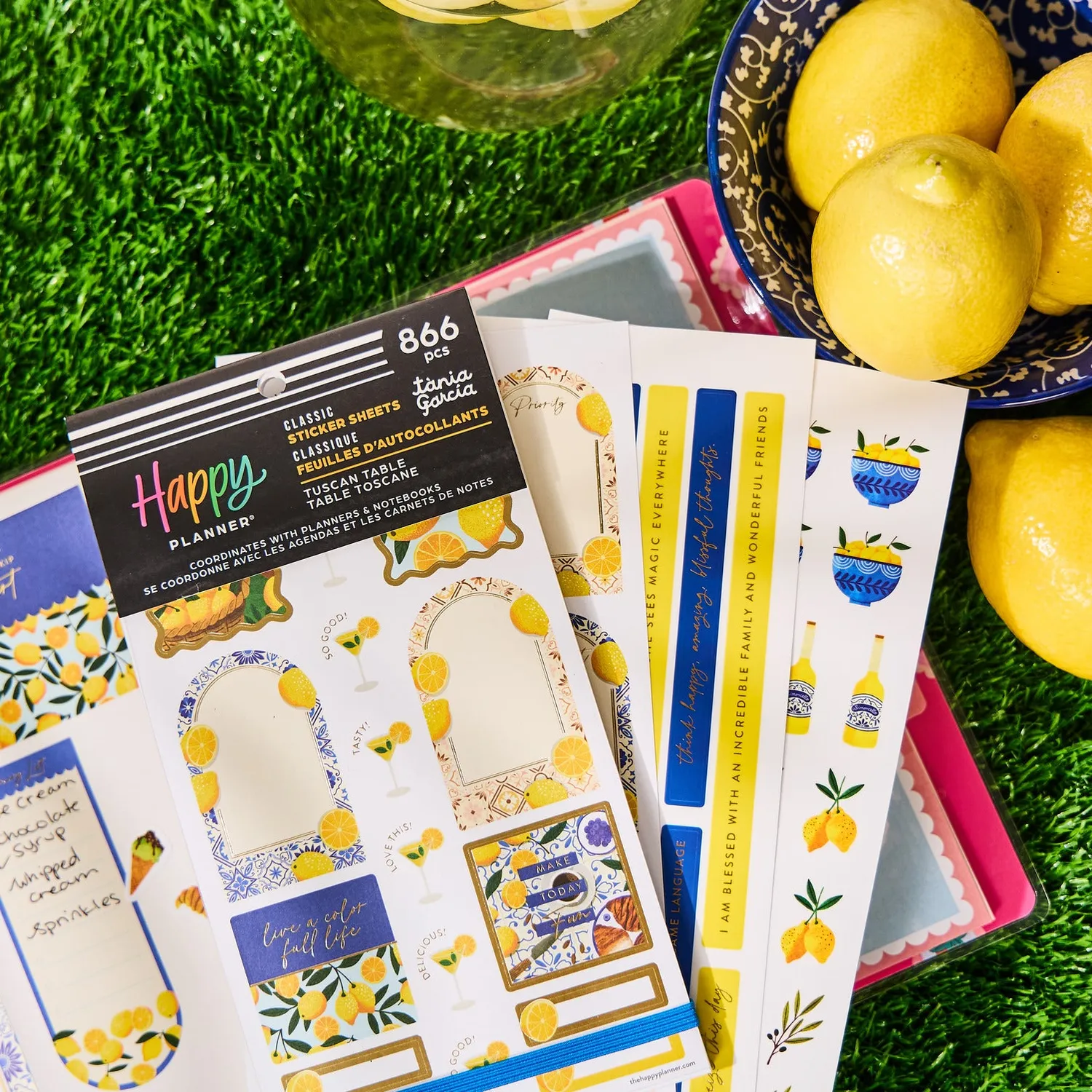 Me & my big ideas Tuscan Table Meal Planning stickers 866 pièces classique