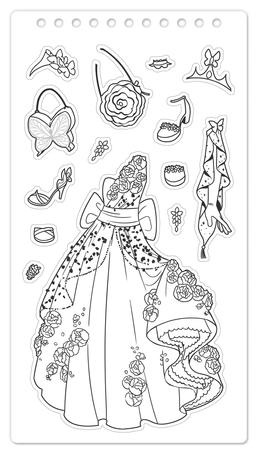 Mode Academy Princesses carnet créatif stickers + bracelet