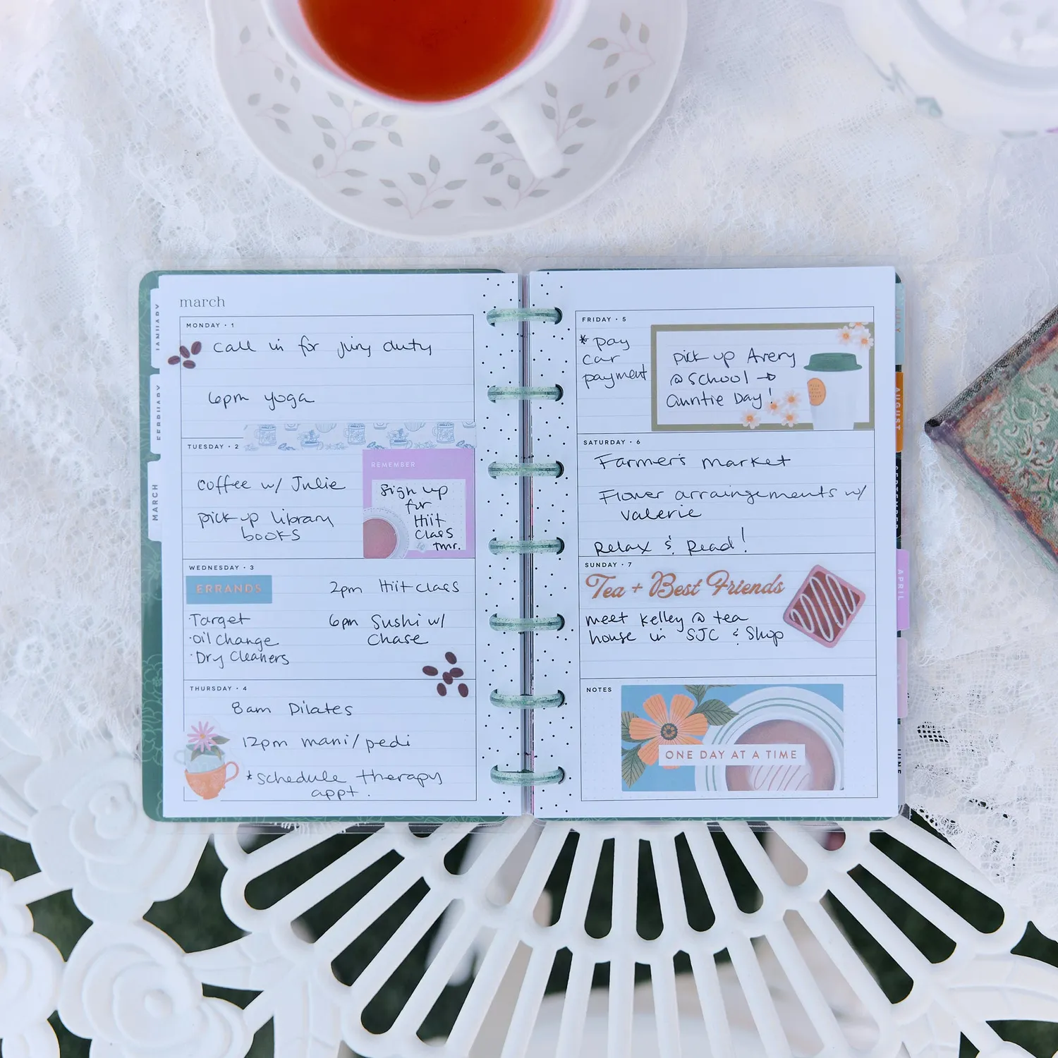 Happy Planner Petal Press 2027 agenda Mini horizontal