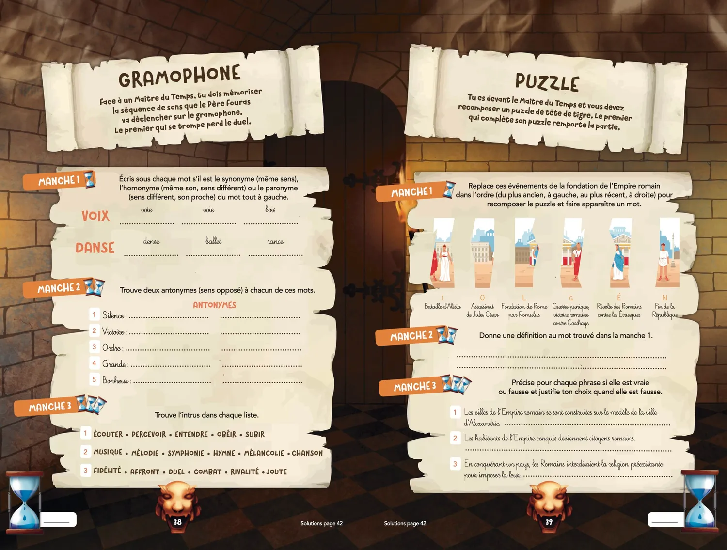 Incollables Fort Boyard cahier vacances 6e vers 5e 11 ans