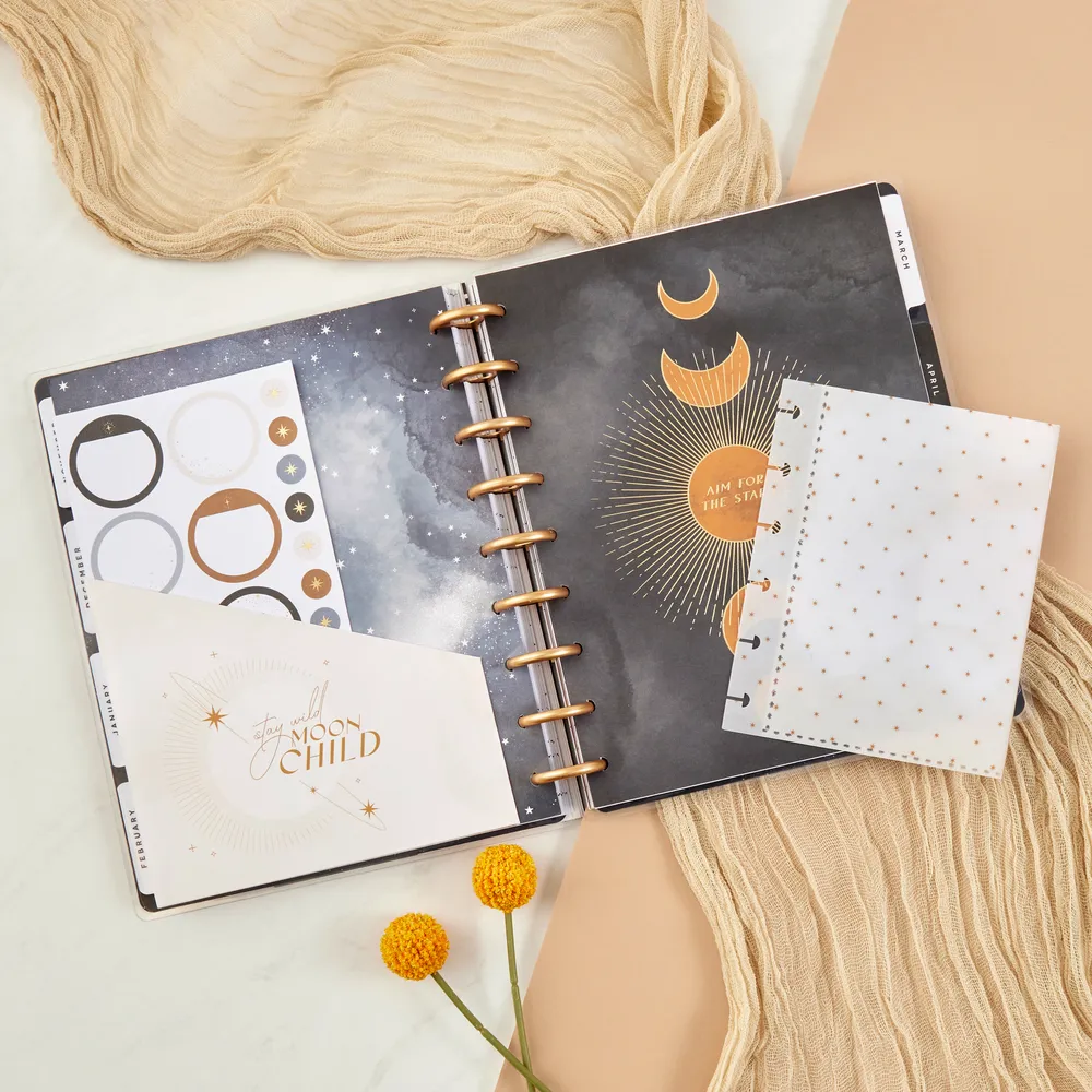 Happy Planner Sophisticated Stargazer compagnon Classic à anneaux