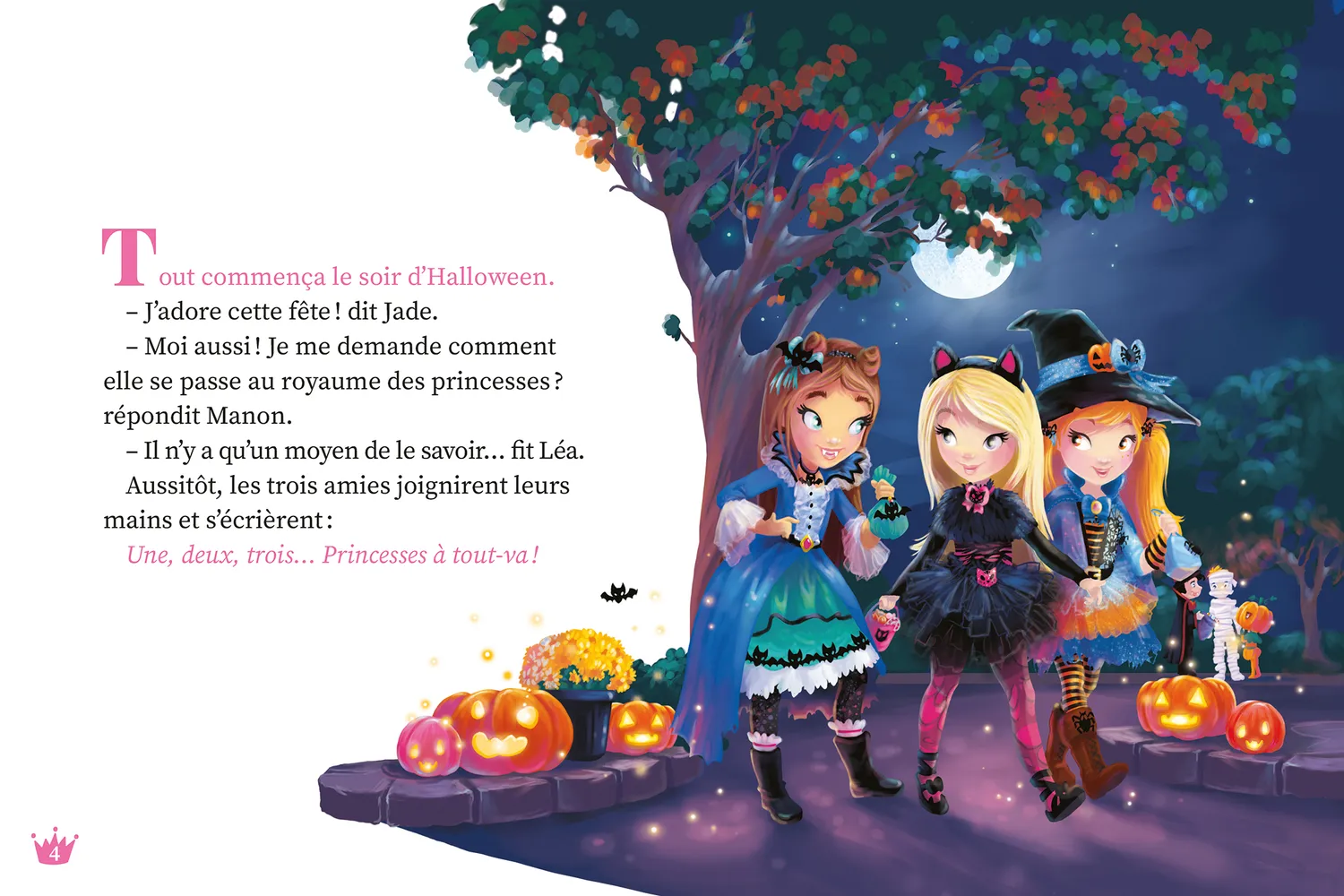 Frigobloc Une deux trois Princesses Invité fantôme roman 6 ans