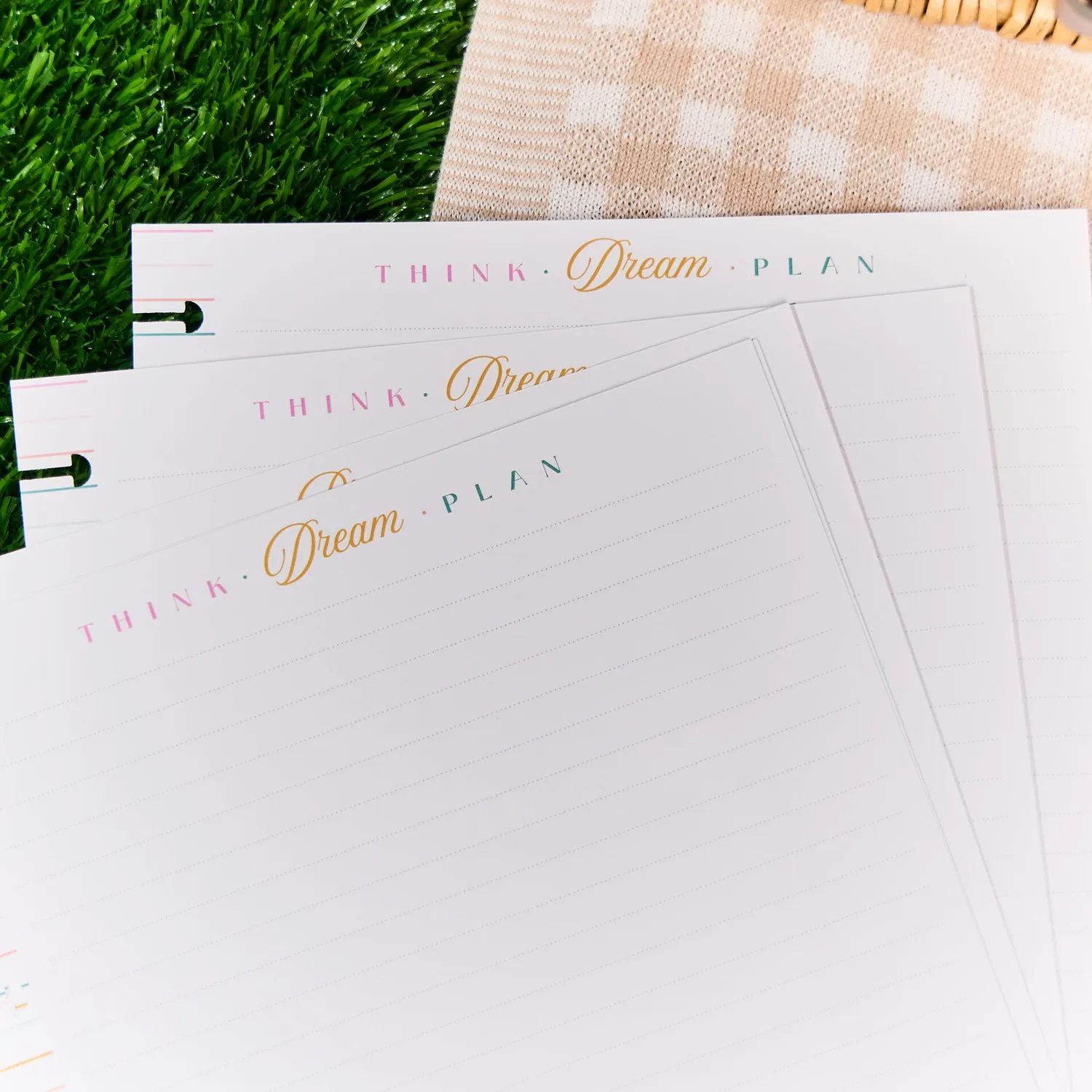 Happy Planner Squad Goals recharge checklist Classic 40 feuilles