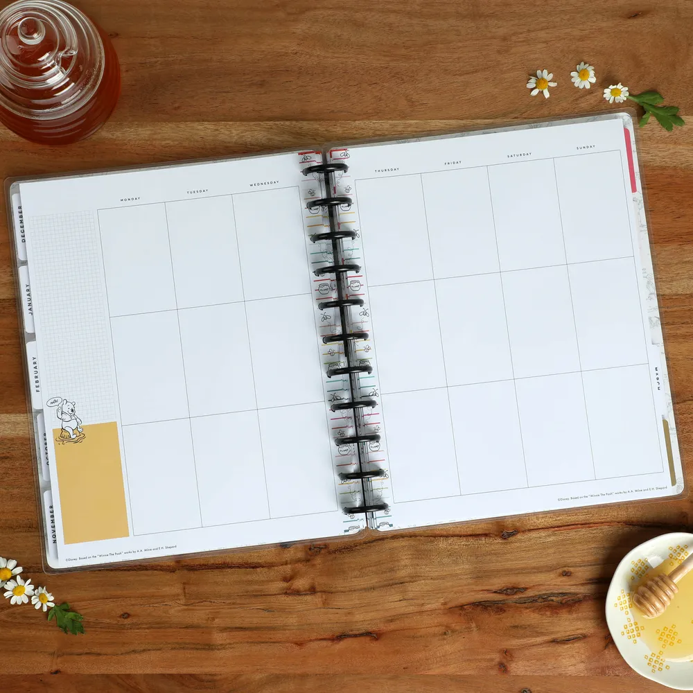 Happy Planner Winnie the Pooh recharge agenda big 4 mois