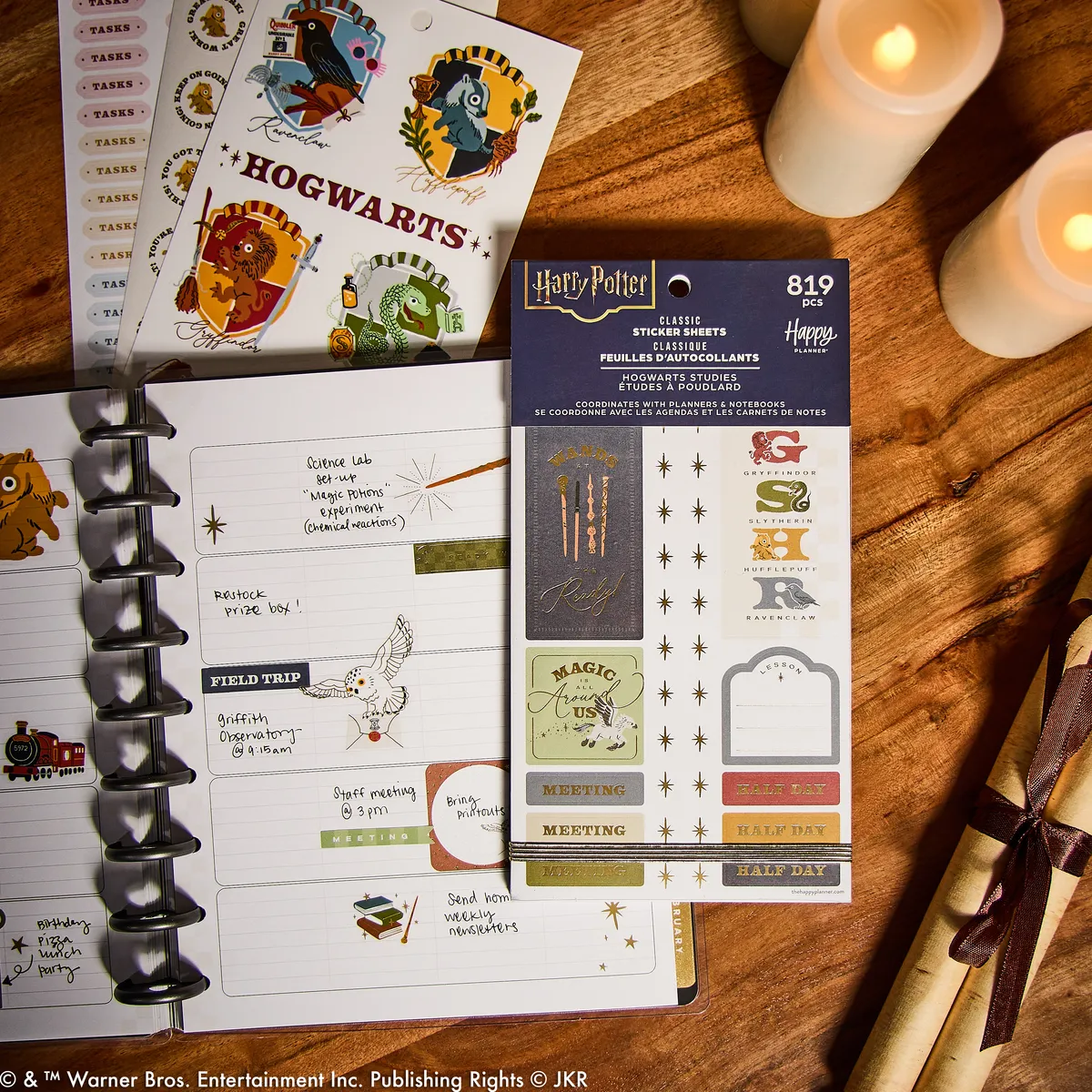 Happy Planner Harry Potter stickers teacher value pack 819