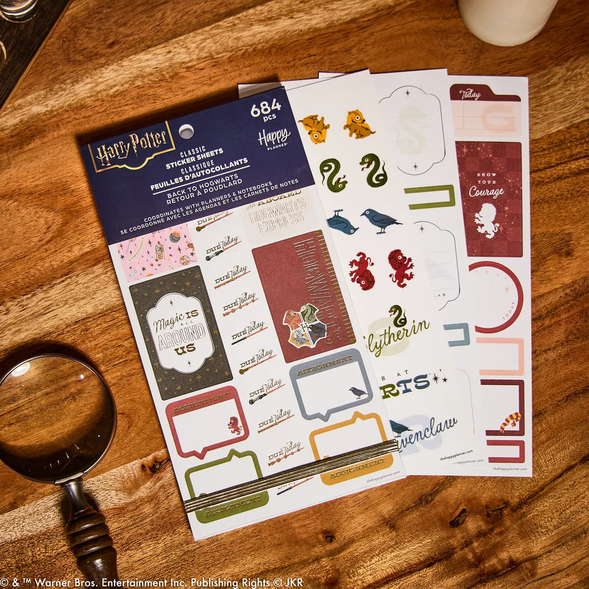 Happy Planner Harry Potter Student stickers Classic 684 foil