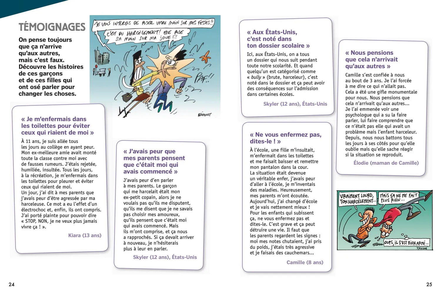 Mon Quotidien harcèlement expliqué livre enfant
