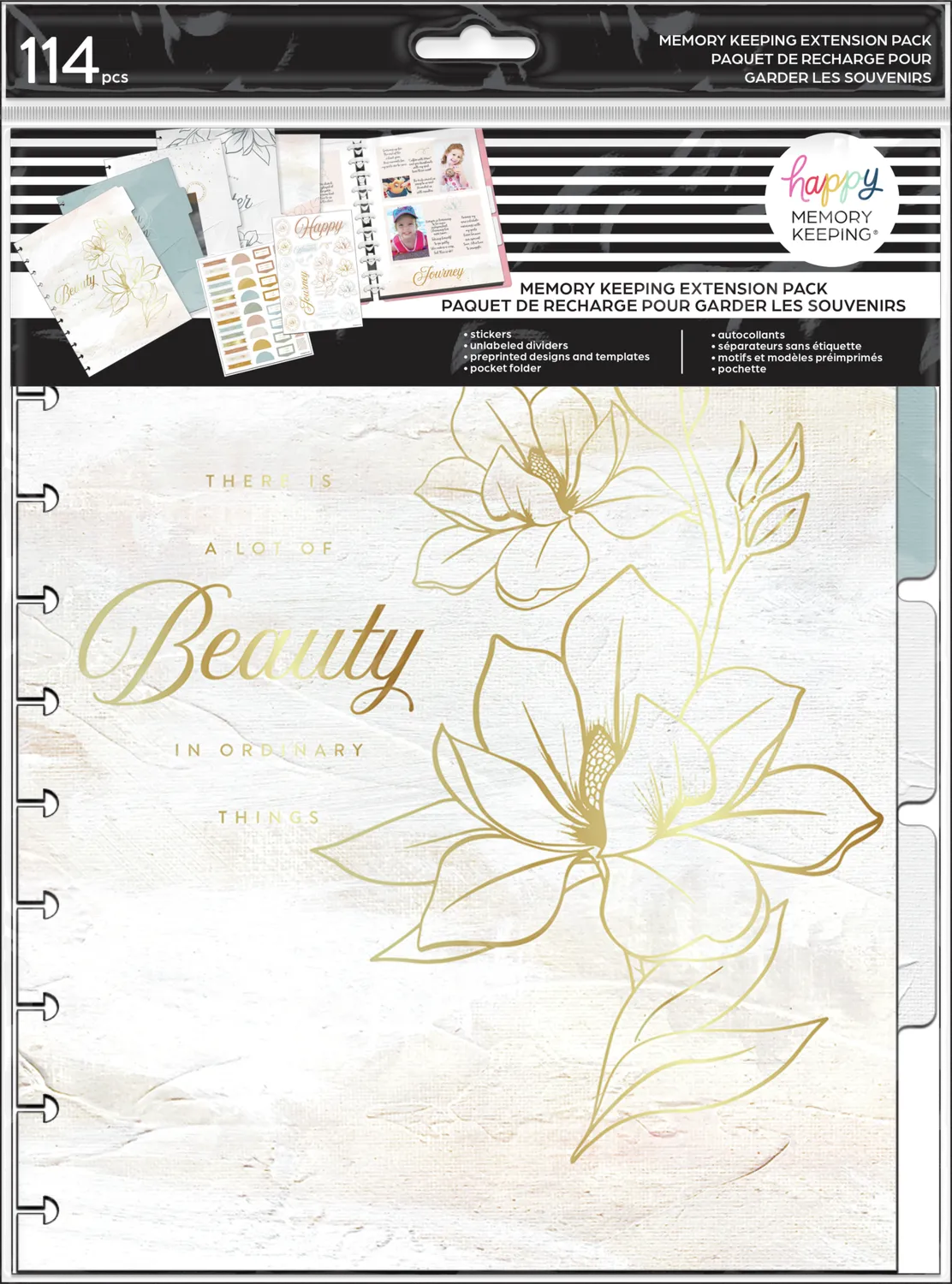 Happy Planner Farmhouse extension Big memory 8,5x11 pouces