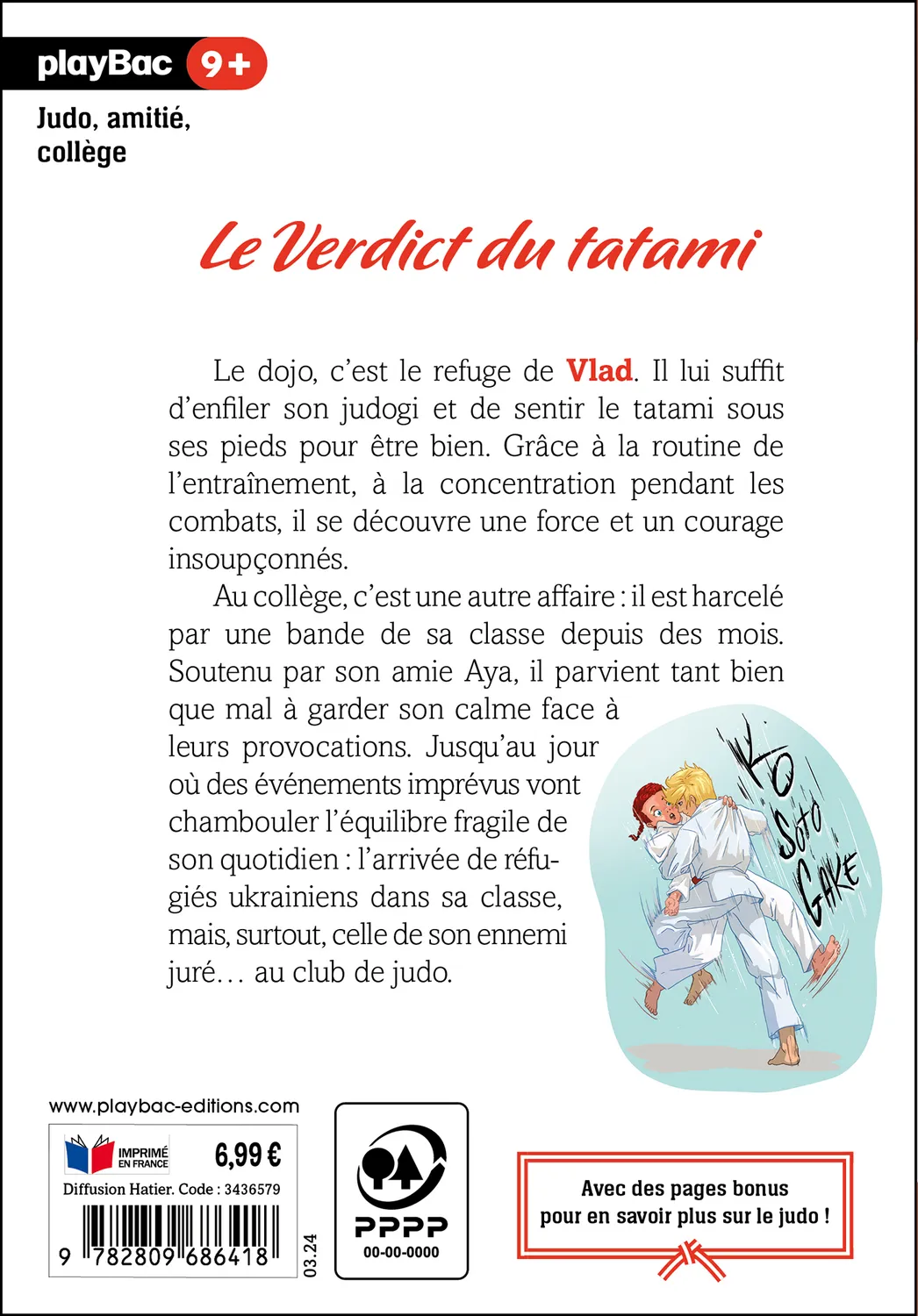 Passion Judo Le verdict du tatami Tome 2 roman jeunesse dès 9 ans