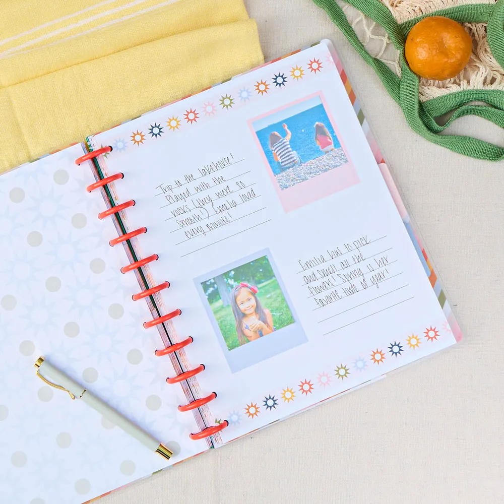 Happy Planner Simple Joys journal photo Big 80 feuilles