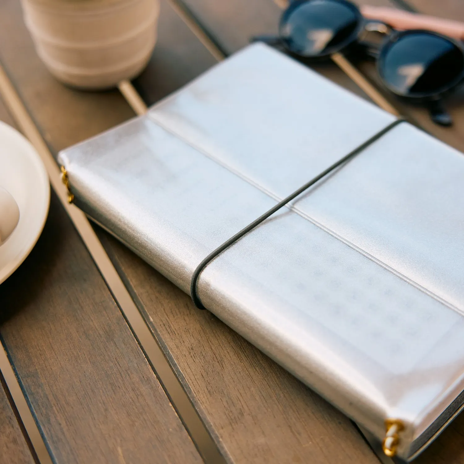 Happy Planner Frostlight Vinyl folio A5 rechargeable irisé