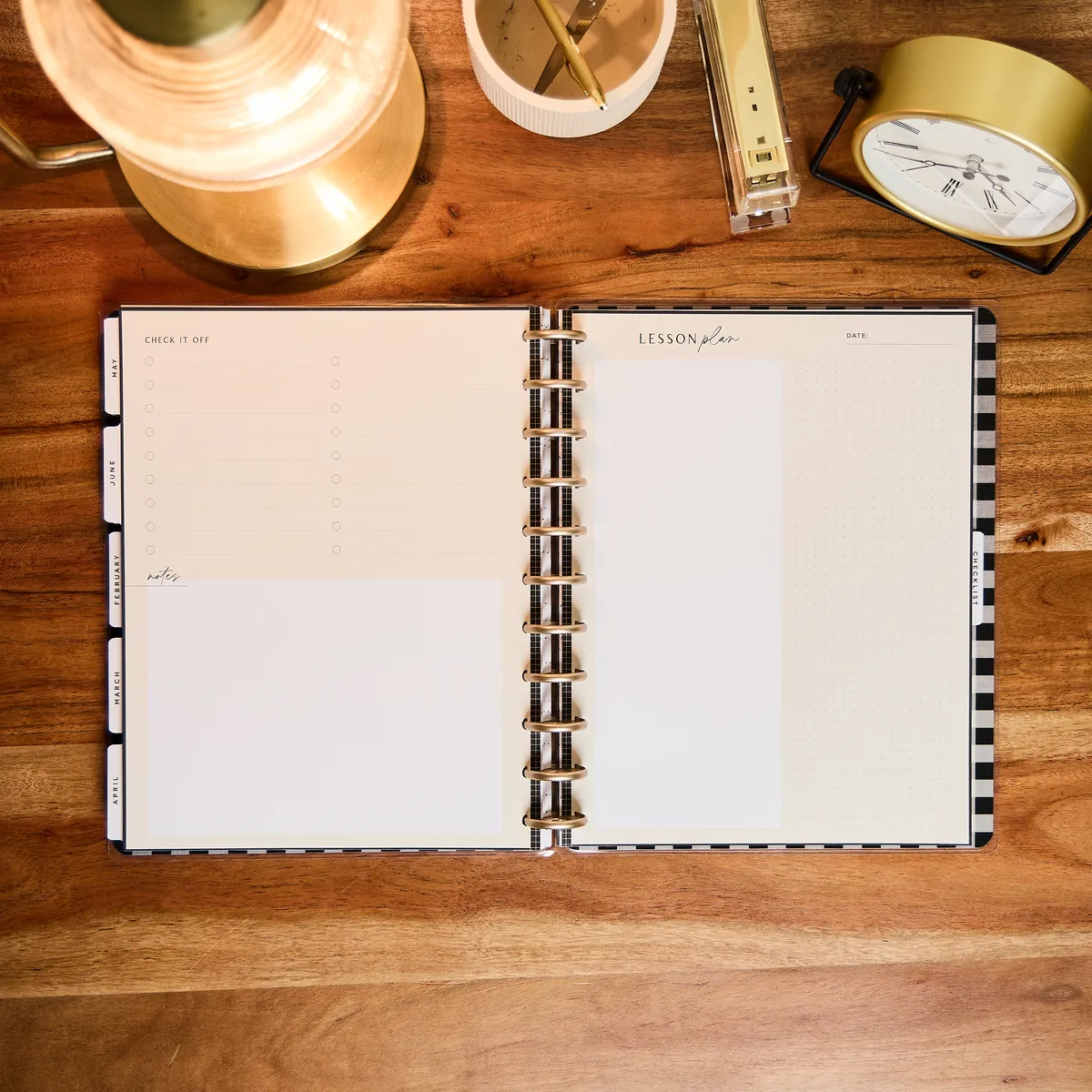 Happy Planner Sharp Studies recharge prof dashboard 40 feuilles