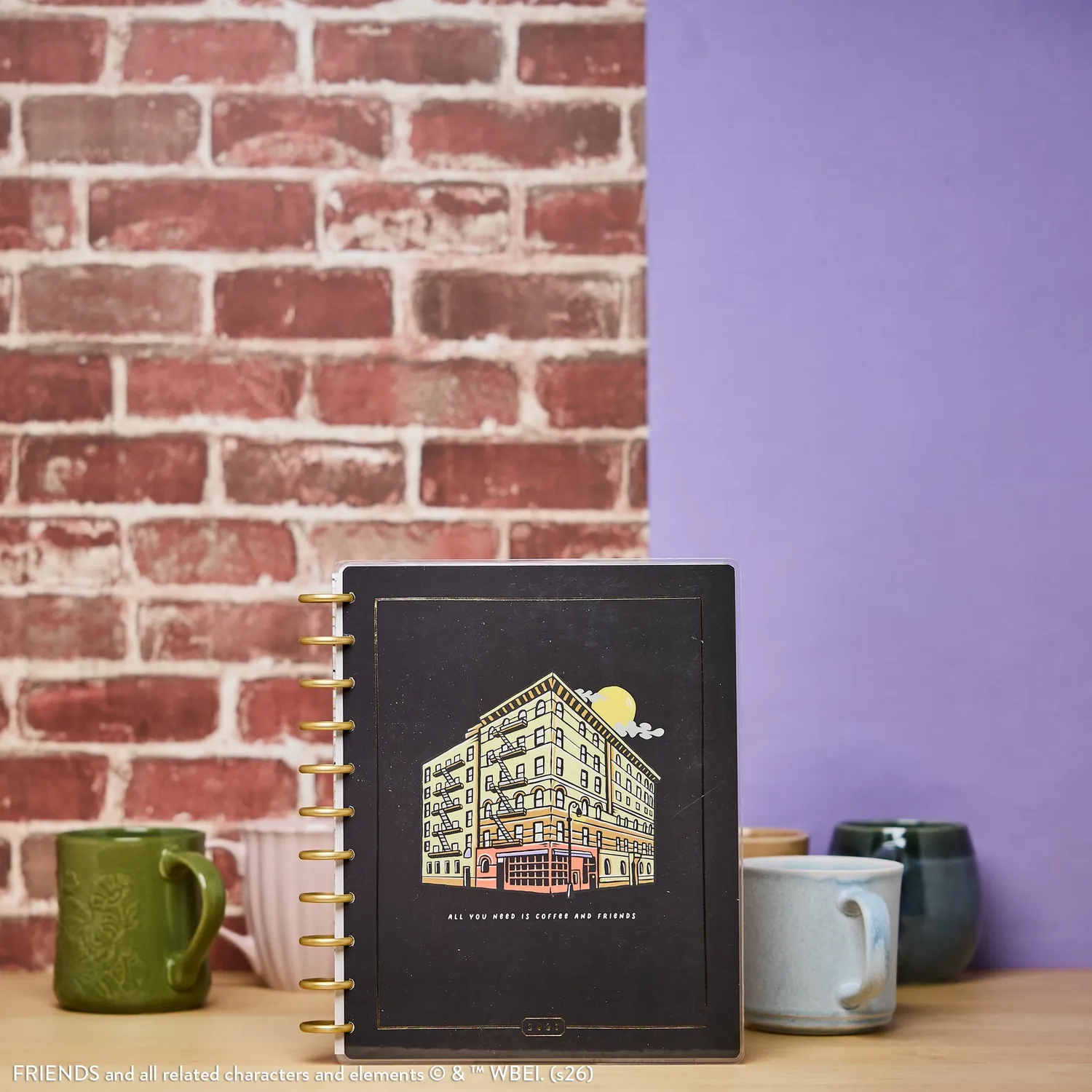 Happy Planner Friends agenda dashboard Big 12 mois 2027