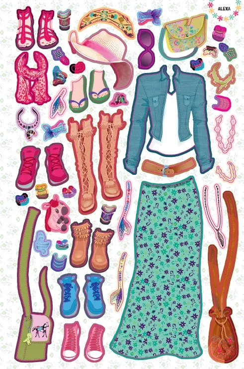 Frigobloc Kinra Girls cahier stylisme stickers 255 dès 6 ans