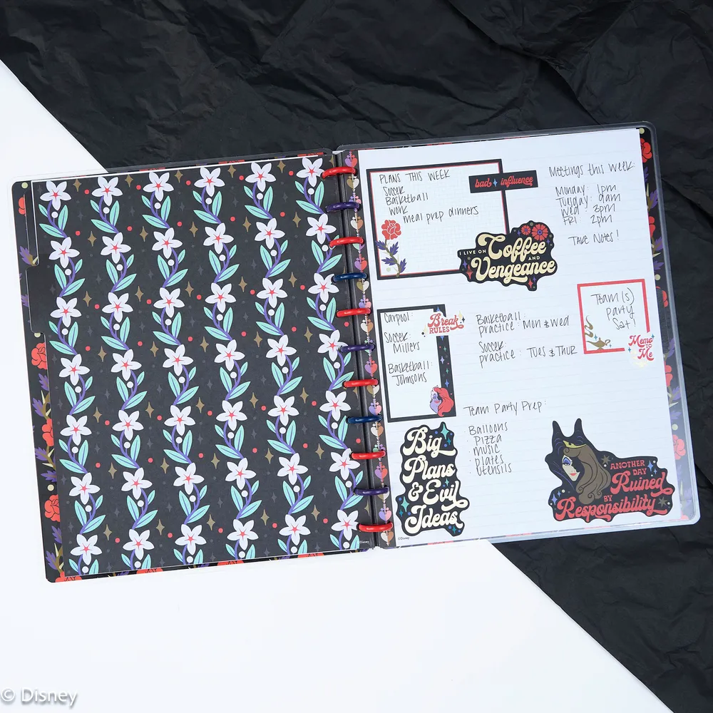 Happy Planner Disney Good vs Evil carnet ligné Big 60
