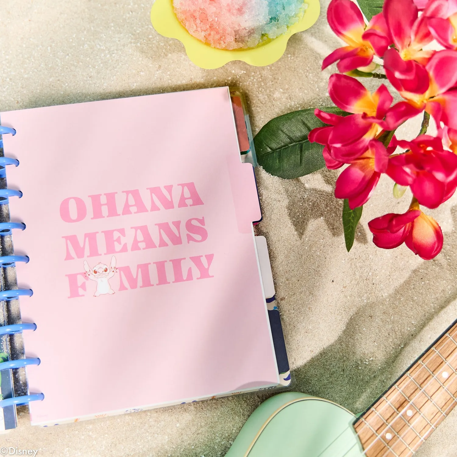 Happy Planner Lilo & Stitch Make Waves agenda Classic vertical non daté