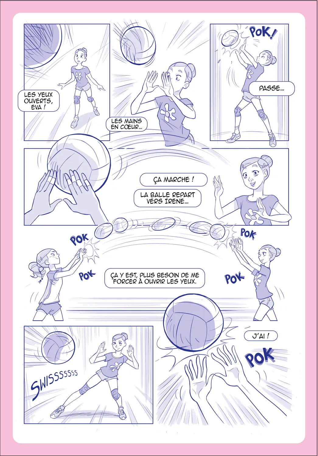 Frigobloc Passion Volley Nouvelle vie tome 1 roman 8-12 ans
