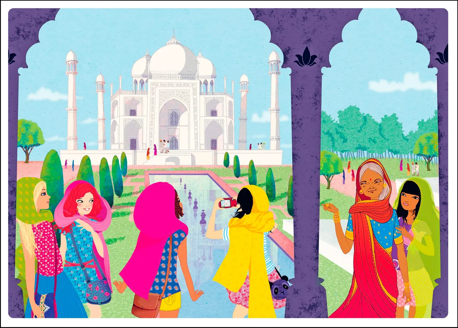 Frigobloc Kinra Girls Tome 13 Le palais enchanté livre nouvelle édition Inde
