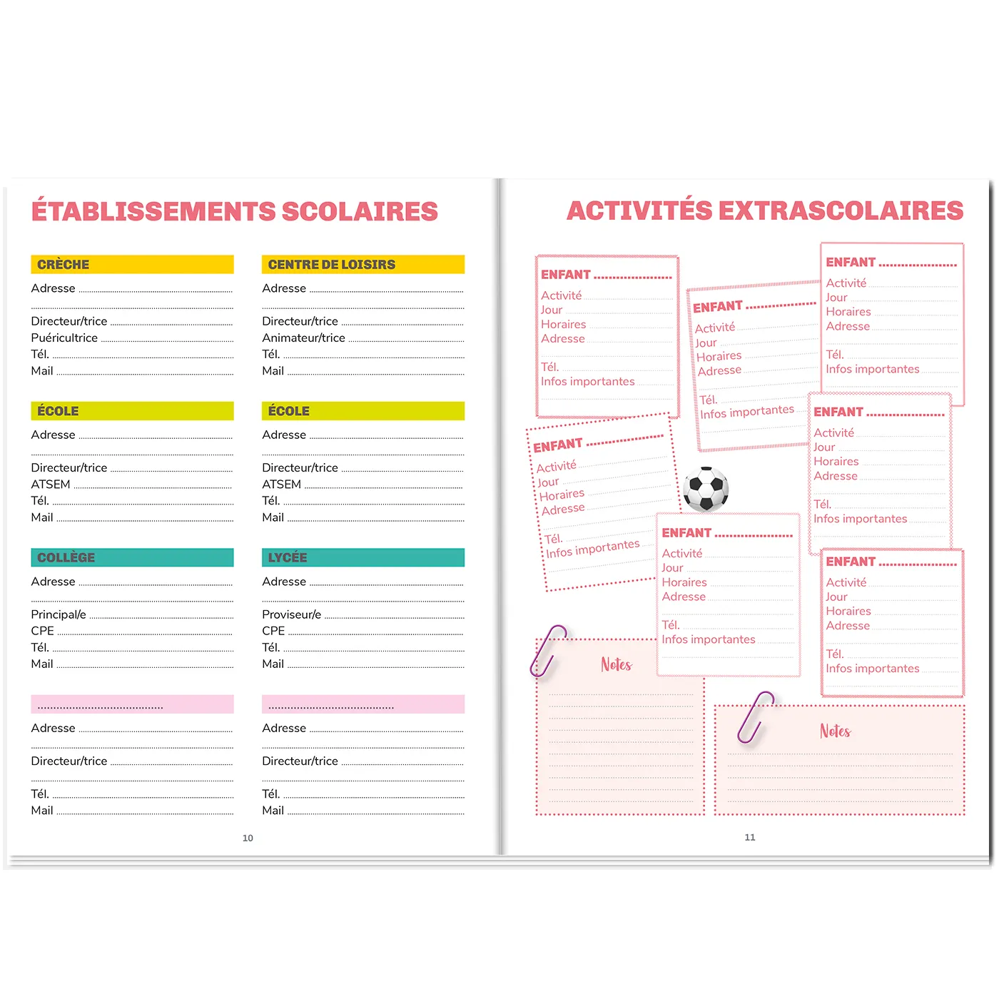 Frigobloc Ultra Simple sept 2021-déc 2022 agenda familial stickers