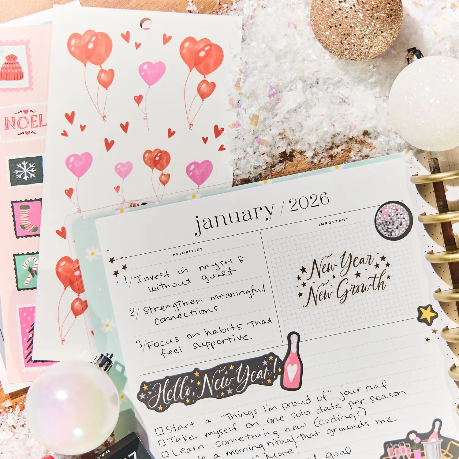 Me & my big ideas Winter Charm stickers value pack 767 fête