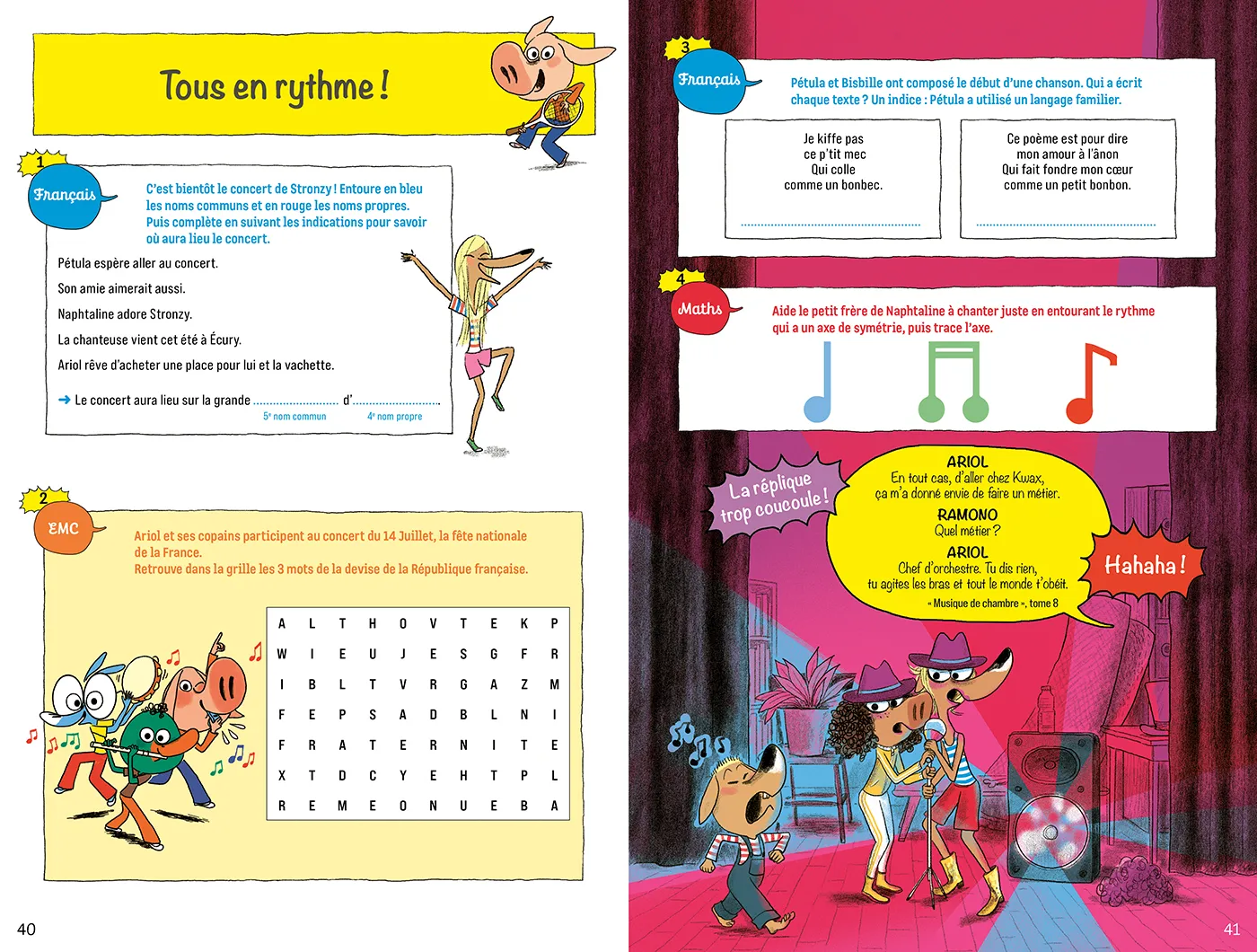 Frigobloc Les Incollables Ariol cahier de vacances CE1-CE2 7-8 ans