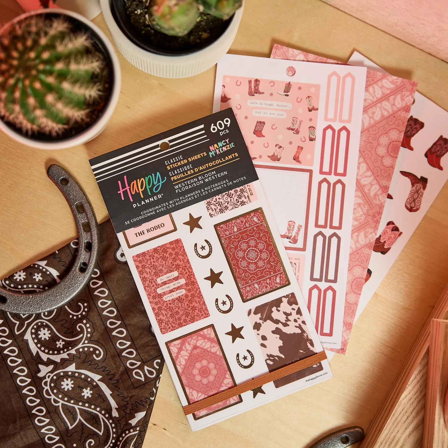 Happy Planner Western Bloom stickers value pack 30 western