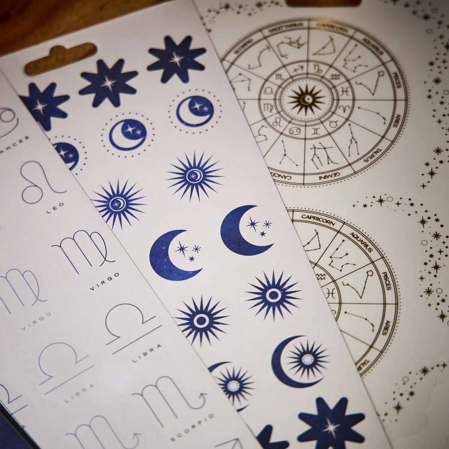 Happy Planner Star Signs stickers 10 planches 208 zodiaque