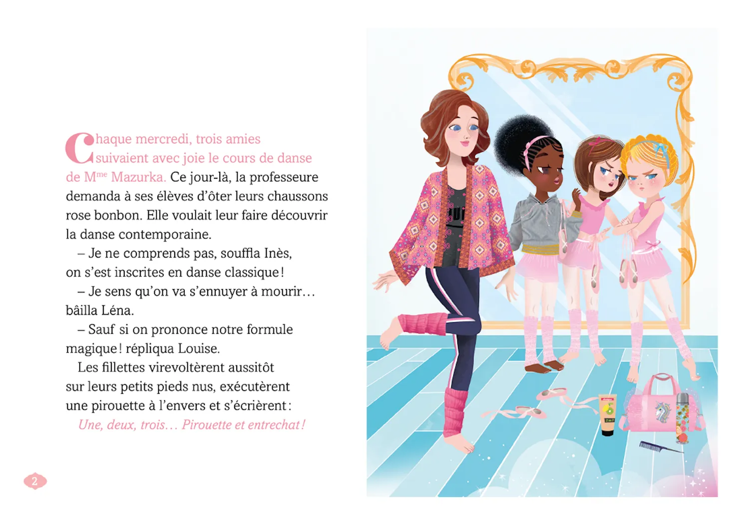 Une deux trois Danseuses Tome 7 Vive la danse roman 6 ans