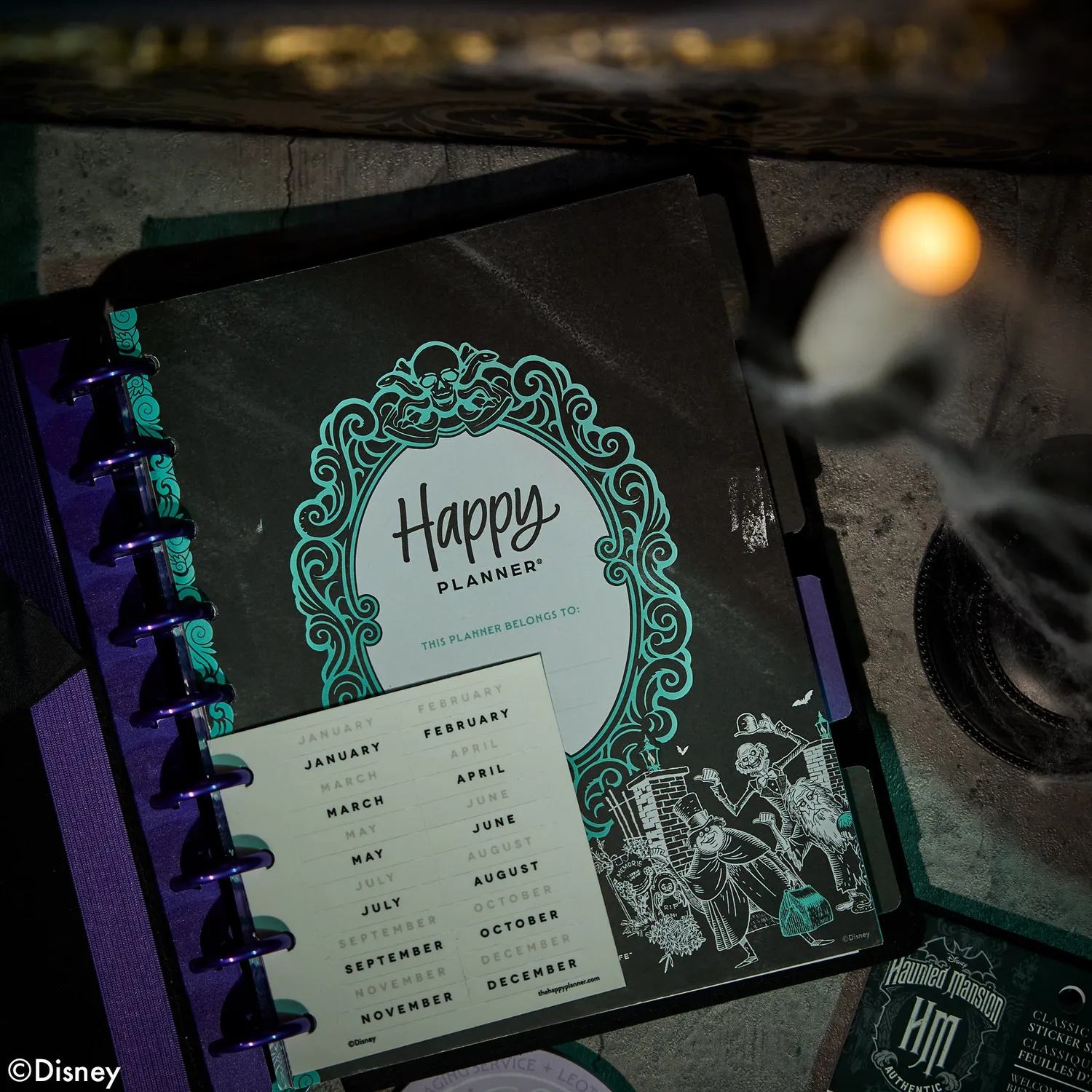 Happy Planner Disney Haunted Mansion Be Happy Box planner