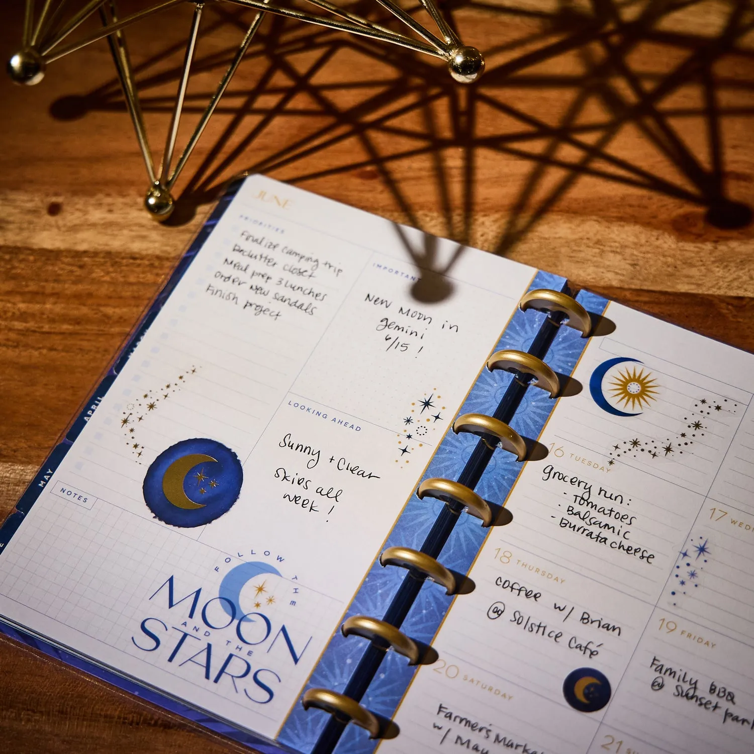 Happy Planner Star Signs 2026 agenda mini dashboard 12 mois