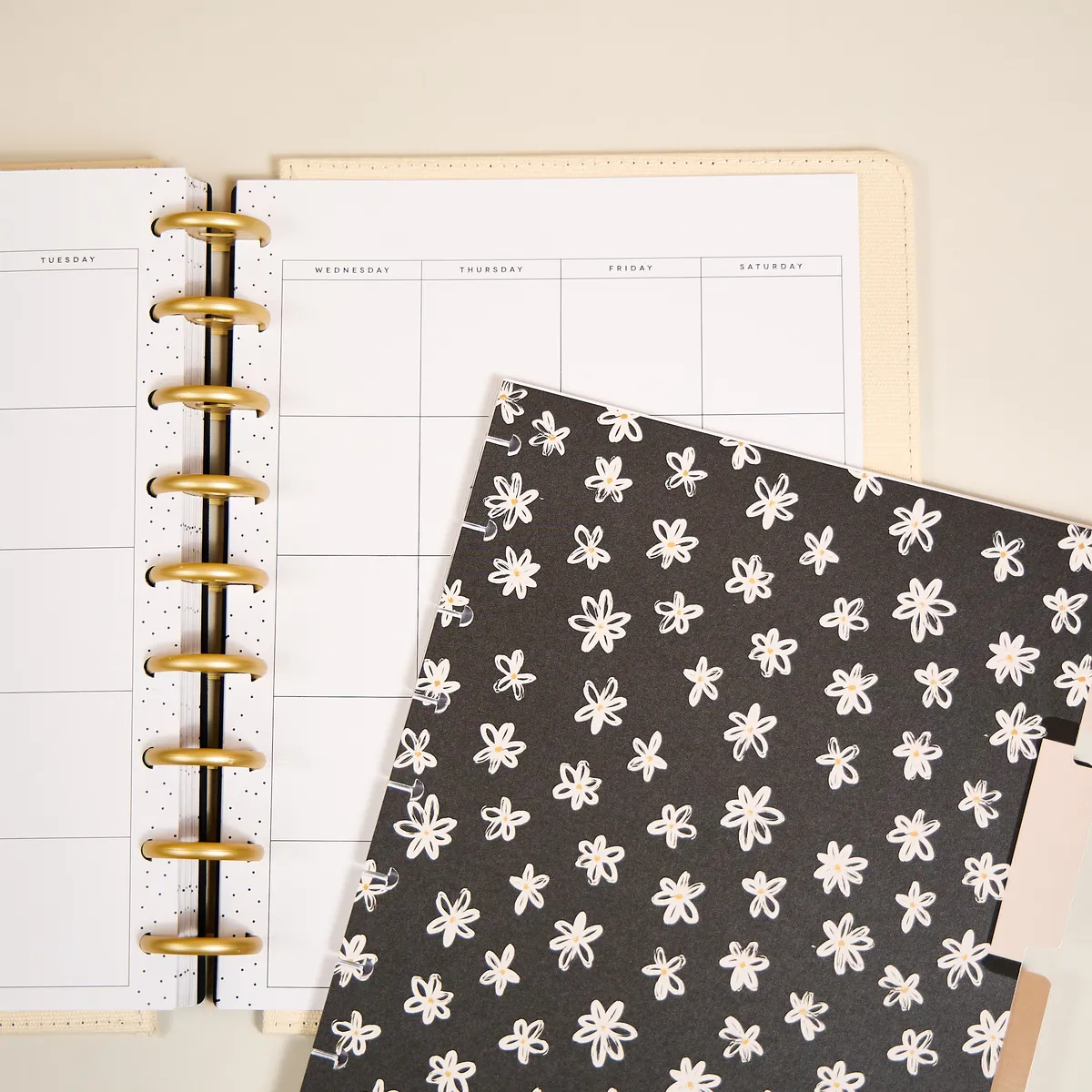 Happy Planner Modern Craft Classic extension 6 mois floral