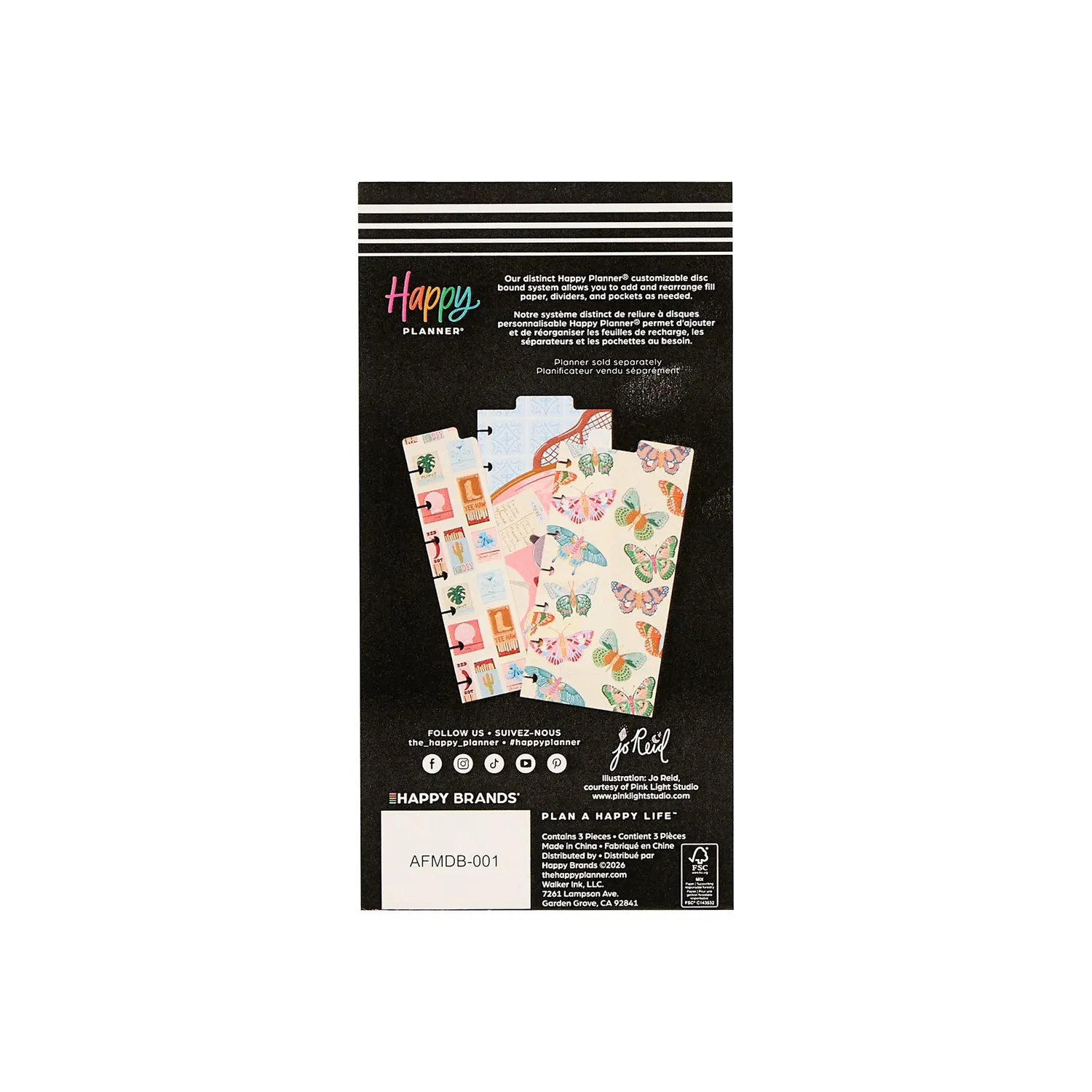 Happy Planner Life In Whimsy mini dashboards x3