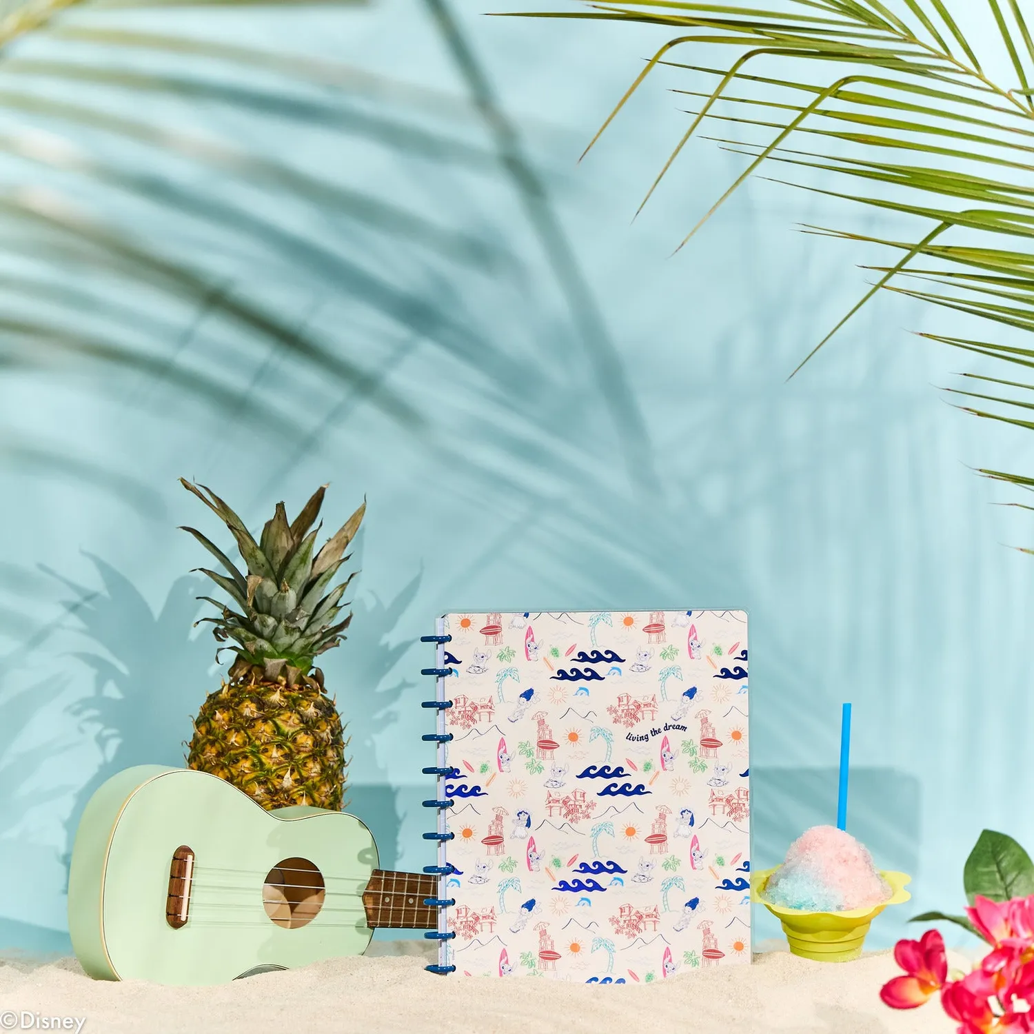 Happy Planner Lilo & Stitch carnet big pointillé ligné 60 feuilles