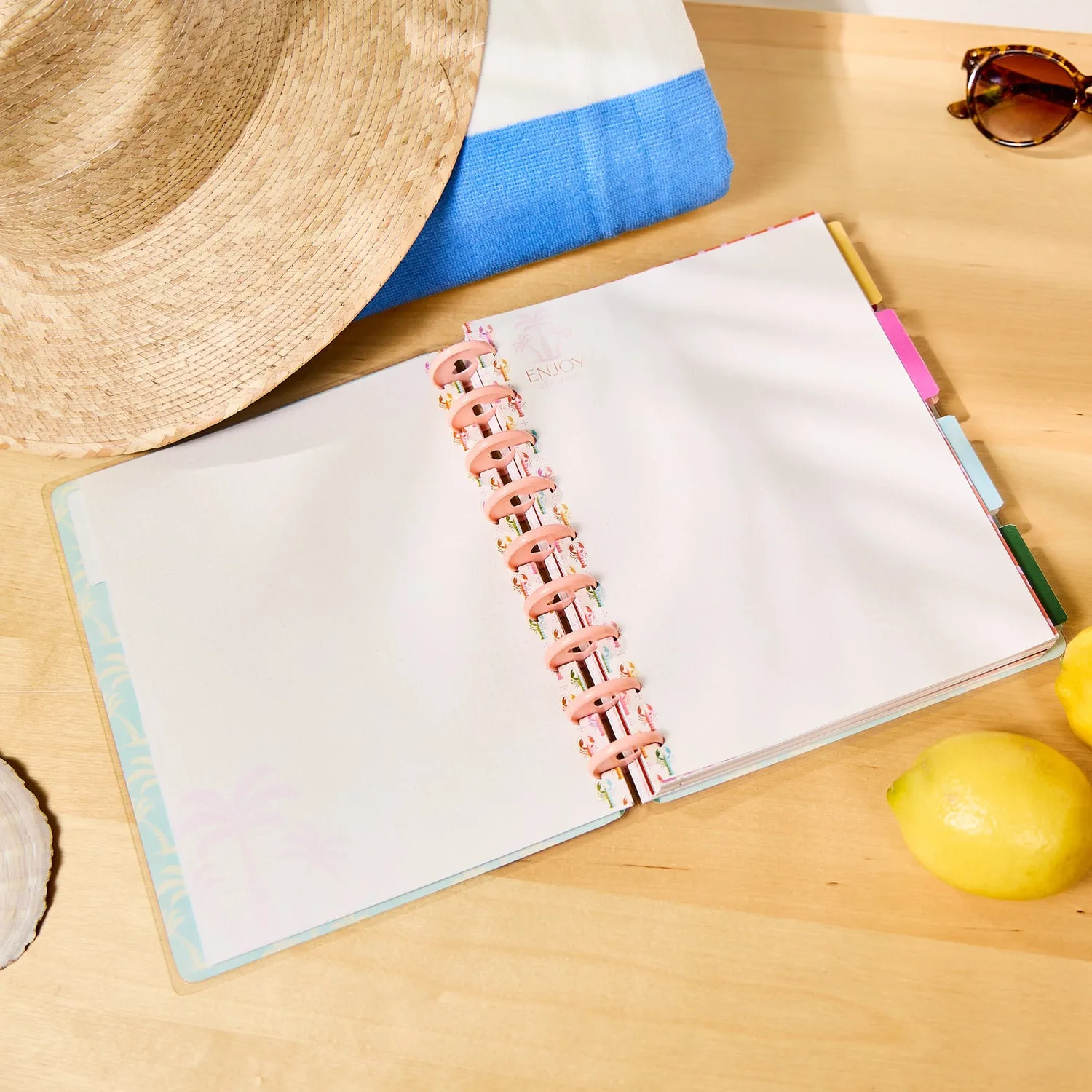 Happy Planner Palm Beach recharge papier Classic 40 feuilles pointillé